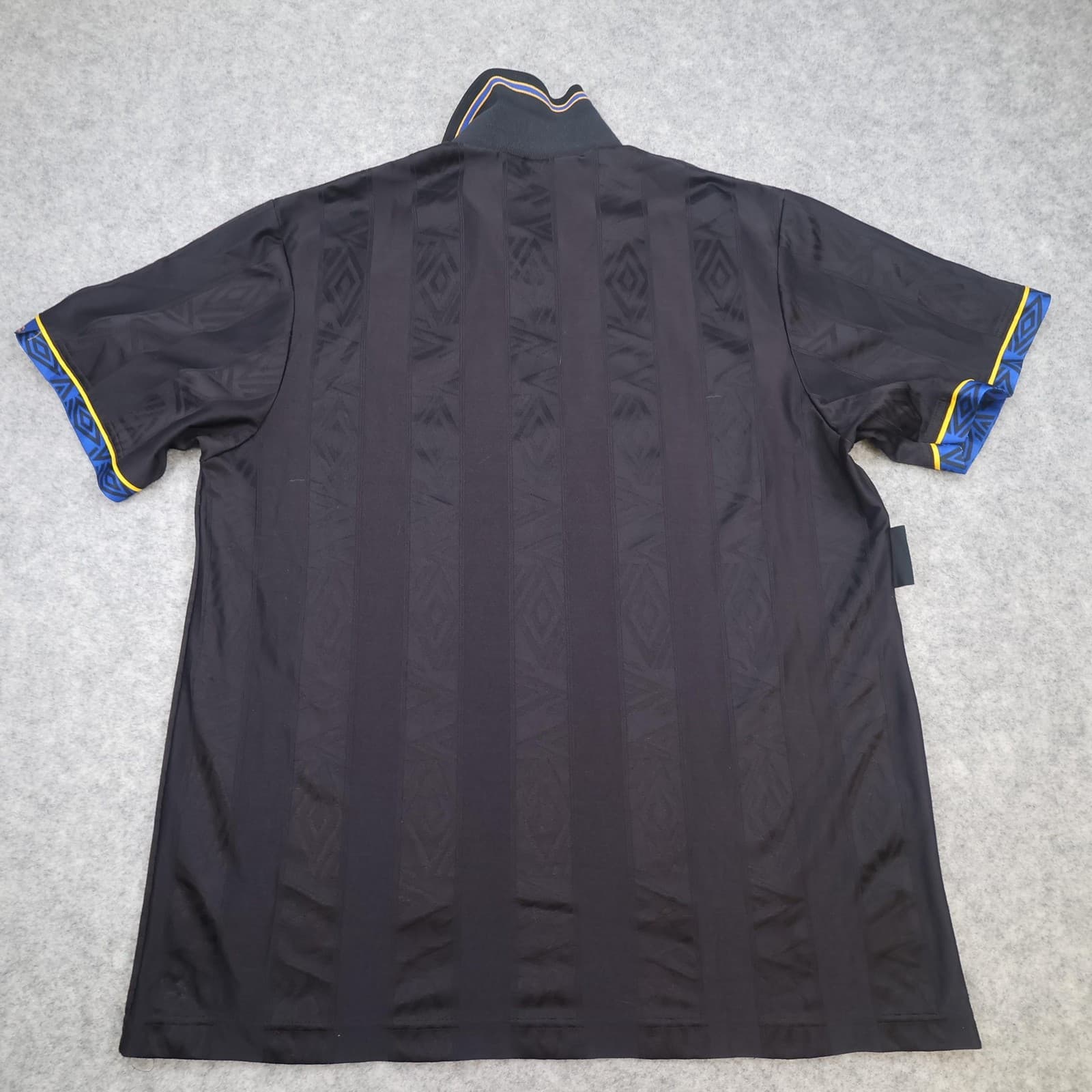 Vintage Manchester United Shirt Mens XL Black Away 1993 1995 Sharp Jersey photo 2