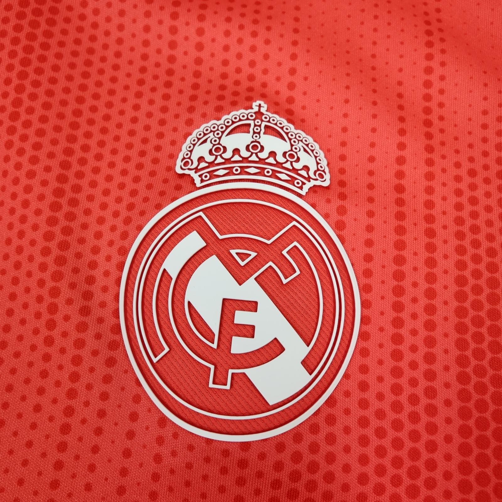 Real Madrid Shirt Mens Medium Red 3rd Kit 2018 2019 Football Adidas Fly Emirates photo 6