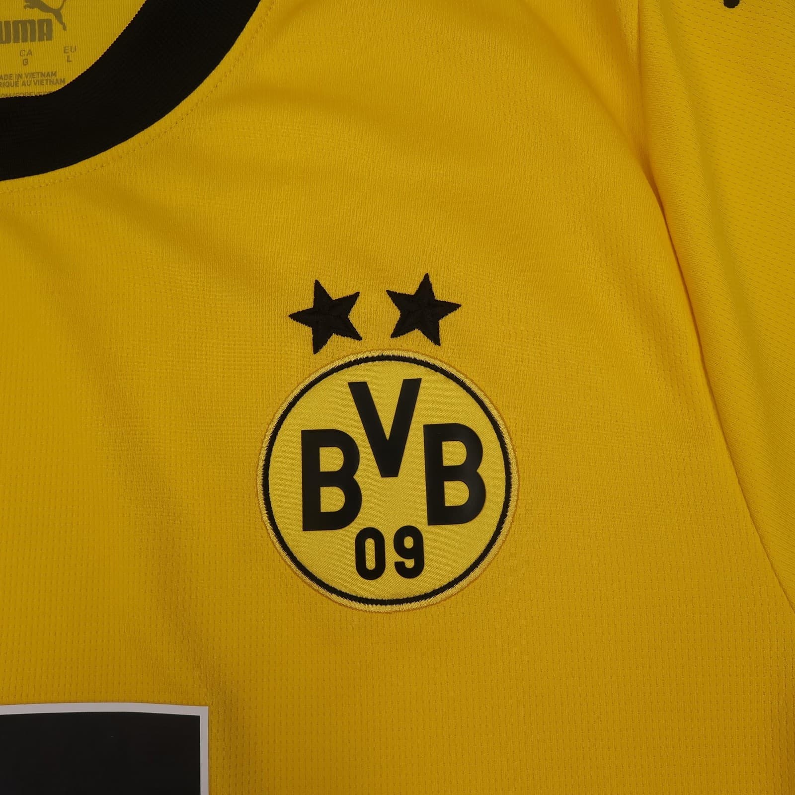 Borussia Dortmund Shirt Mens Large Yellow Black Home 2023 2024 Football Puma Jer photo 5