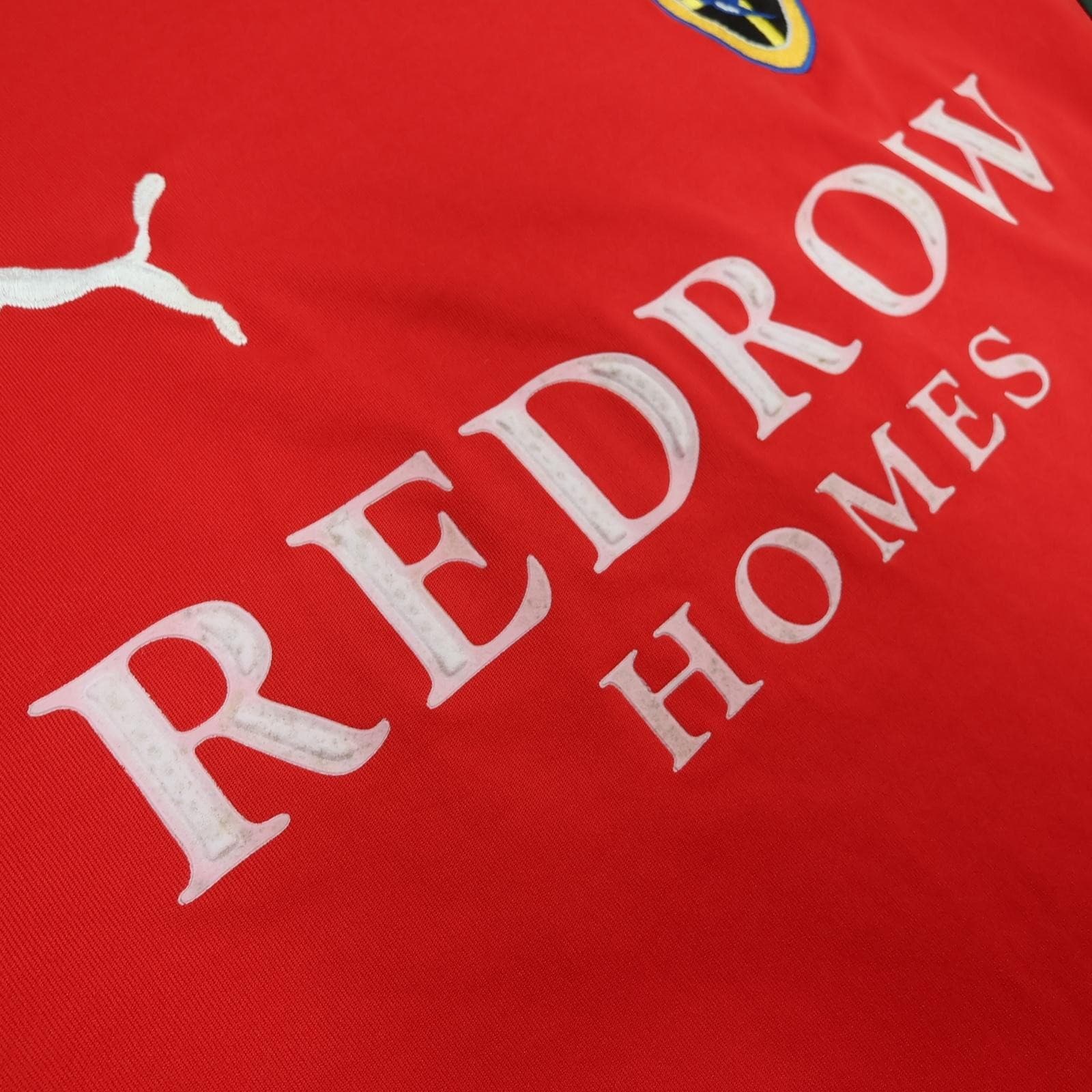 Cardiff City Shirt Mens Medium Red 2004 2005 Puma Redrow Homes Jersey Bluebirds photo 7