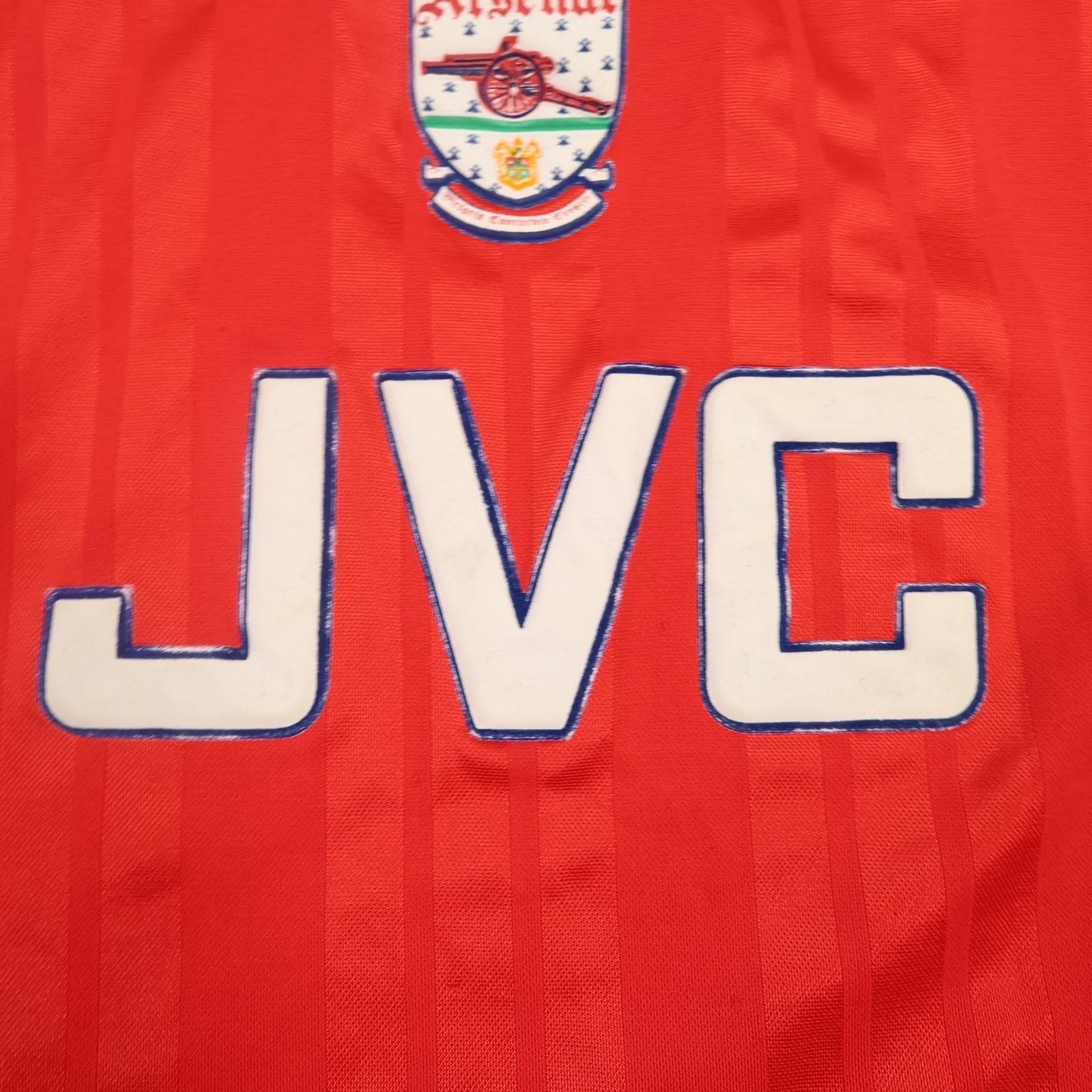 Vintage Arsenal Shirt Mens Medium Red Home 1992 1994 Adidas JVC Jersey UK photo 8