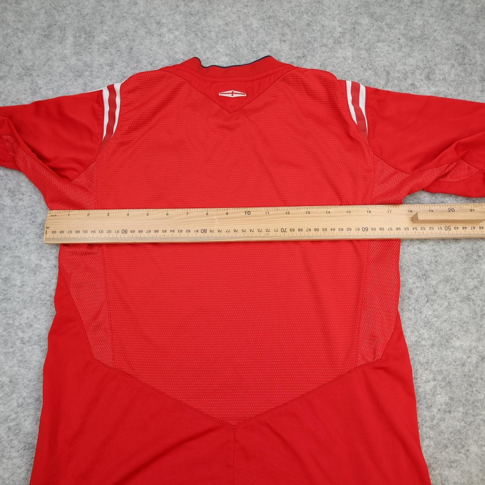 England Away Shirt Kids 11-12 Years Red 2004 2006 Football Umbro Vintage Jersey photo 7