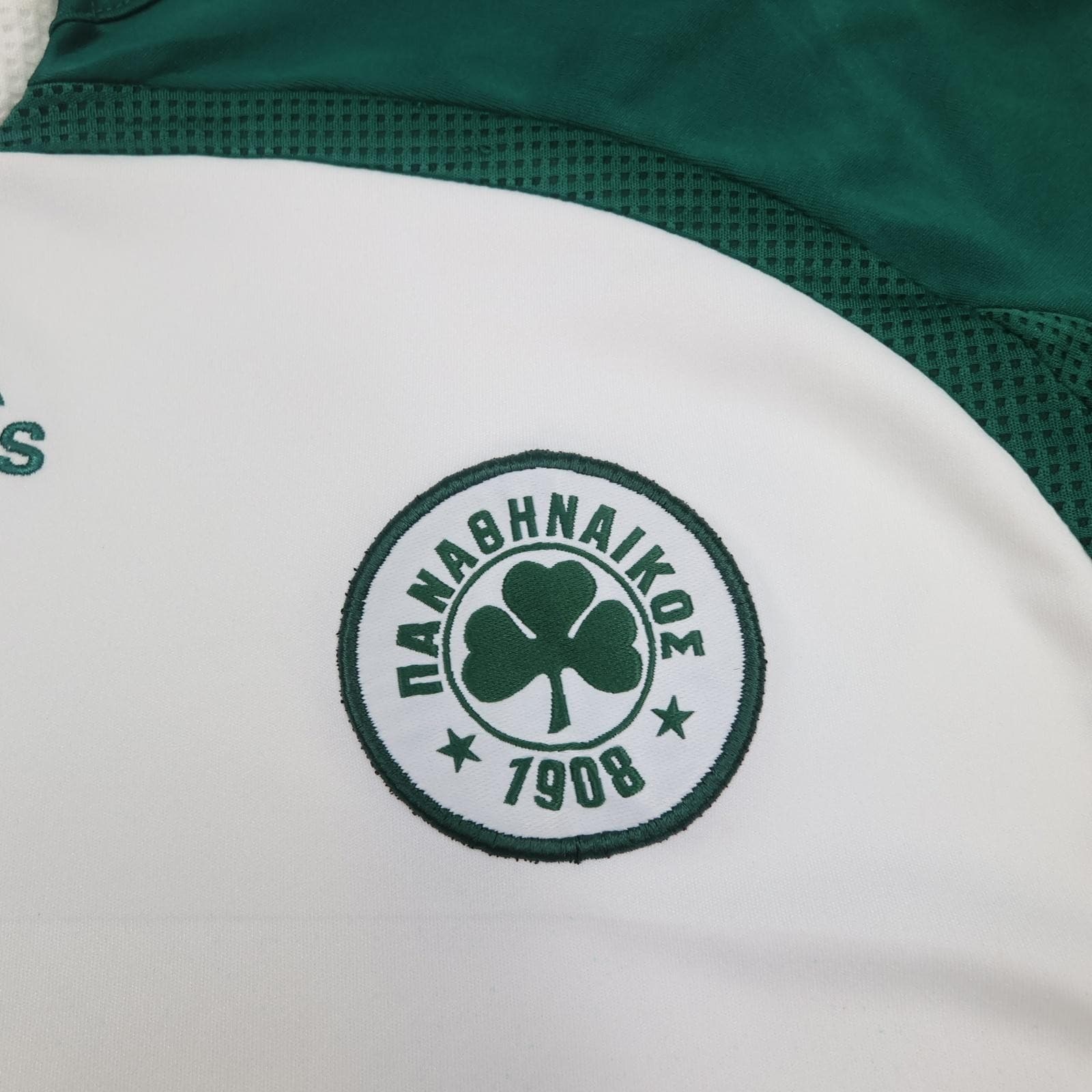 Vintage Panathinaikos Shirt Mens Large White 2006 2007 Football Adidas Cosmote photo 4