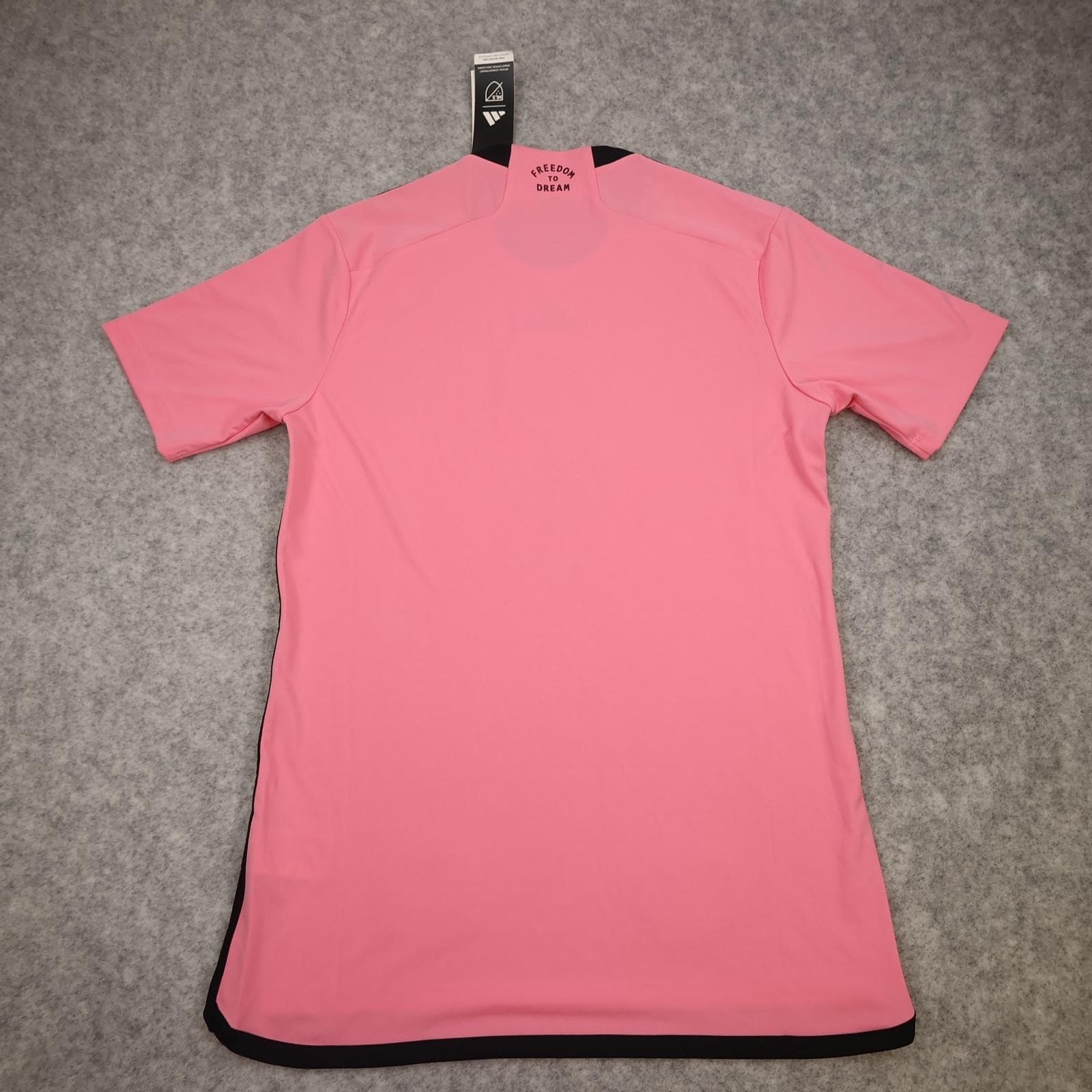 Inter Miami Shirt Mens Medium Pink MLS Football Adidas Royal Caribbean Jersey photo 2