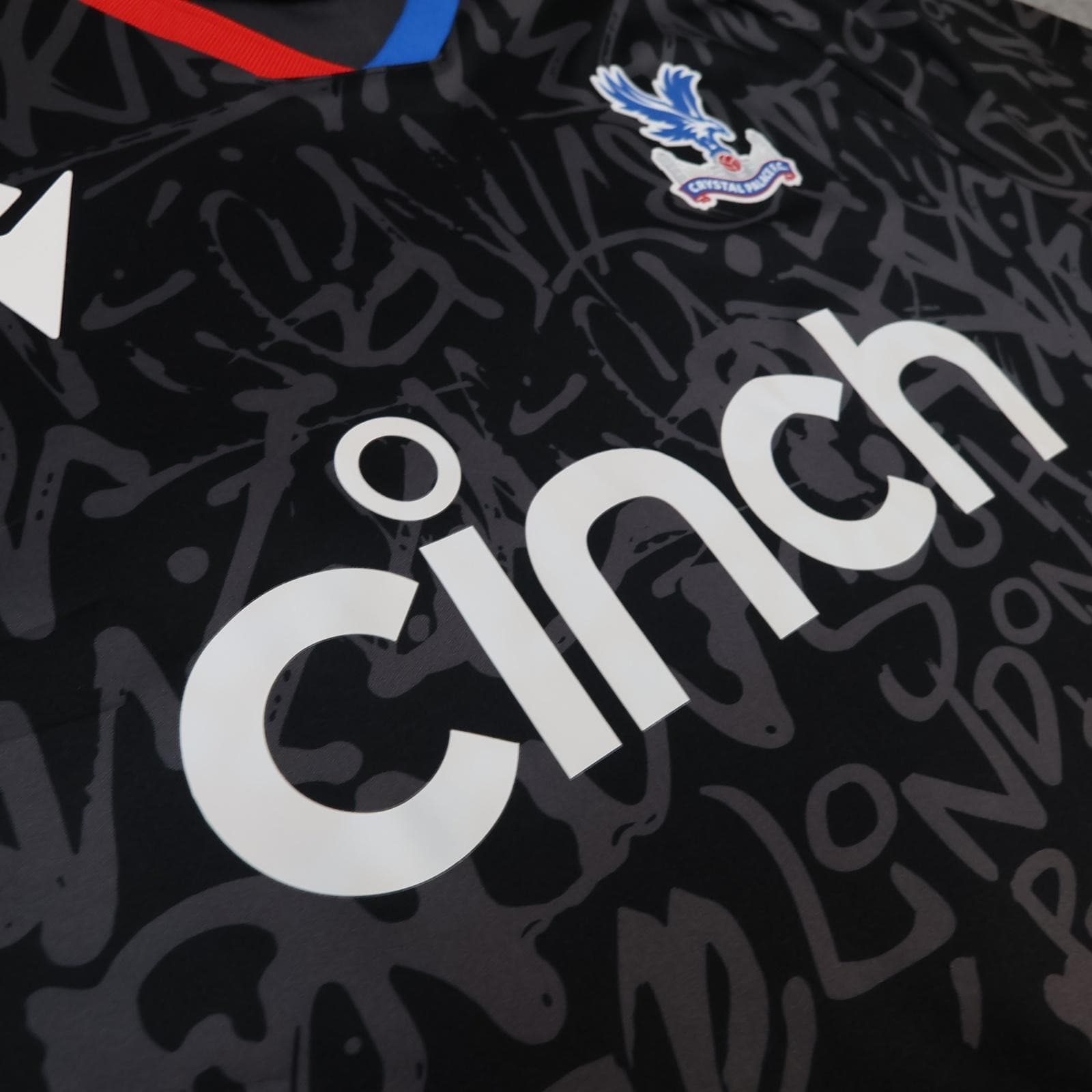 Crystal Palace Shirt Mens 3XL Black Third 2023 2024 Macron Cinch Eze 10 photo 11