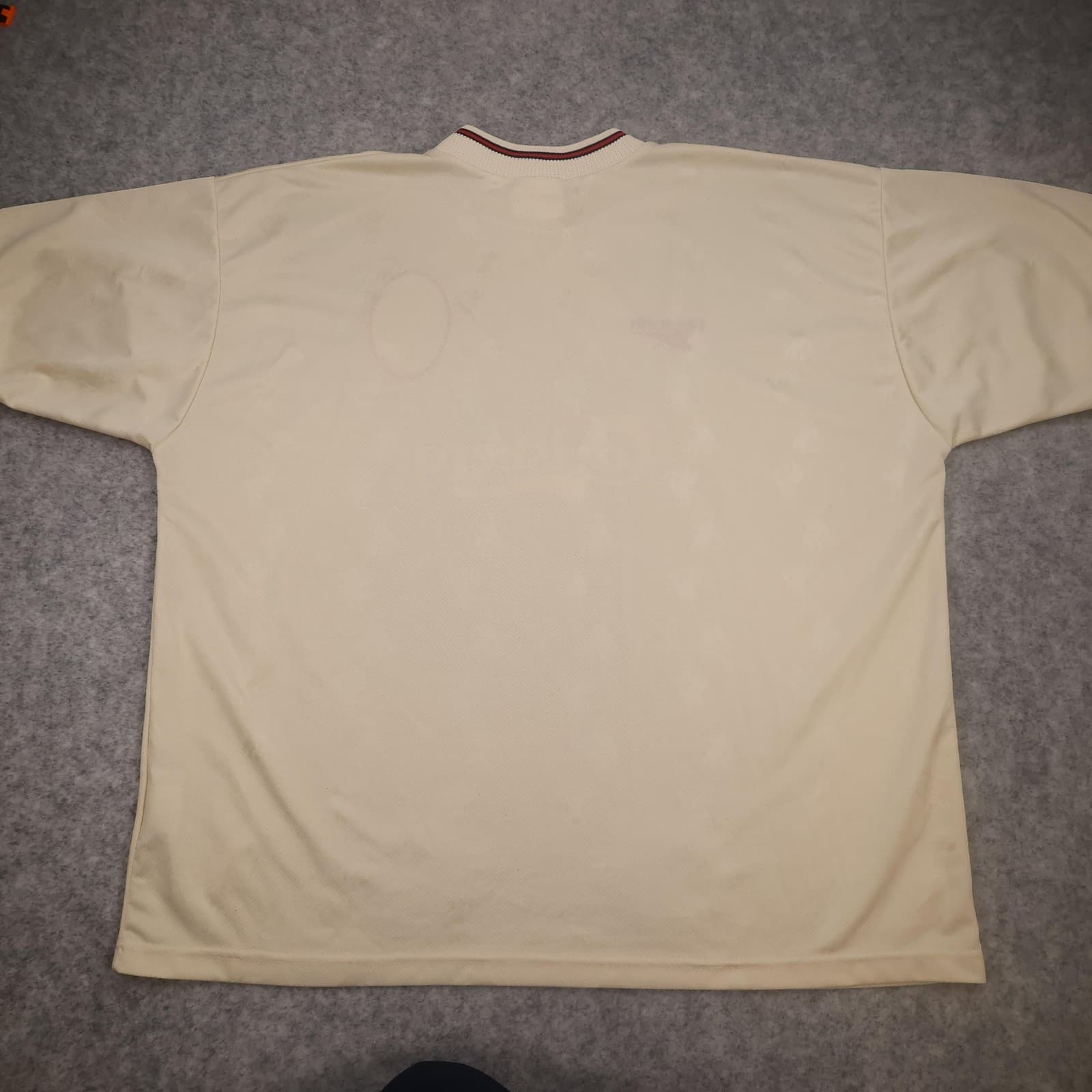 Vintage Liverpool Away Shirt Mens 2XL Beige 1996 1997 Reebok Carlsberg Jersey photo 2