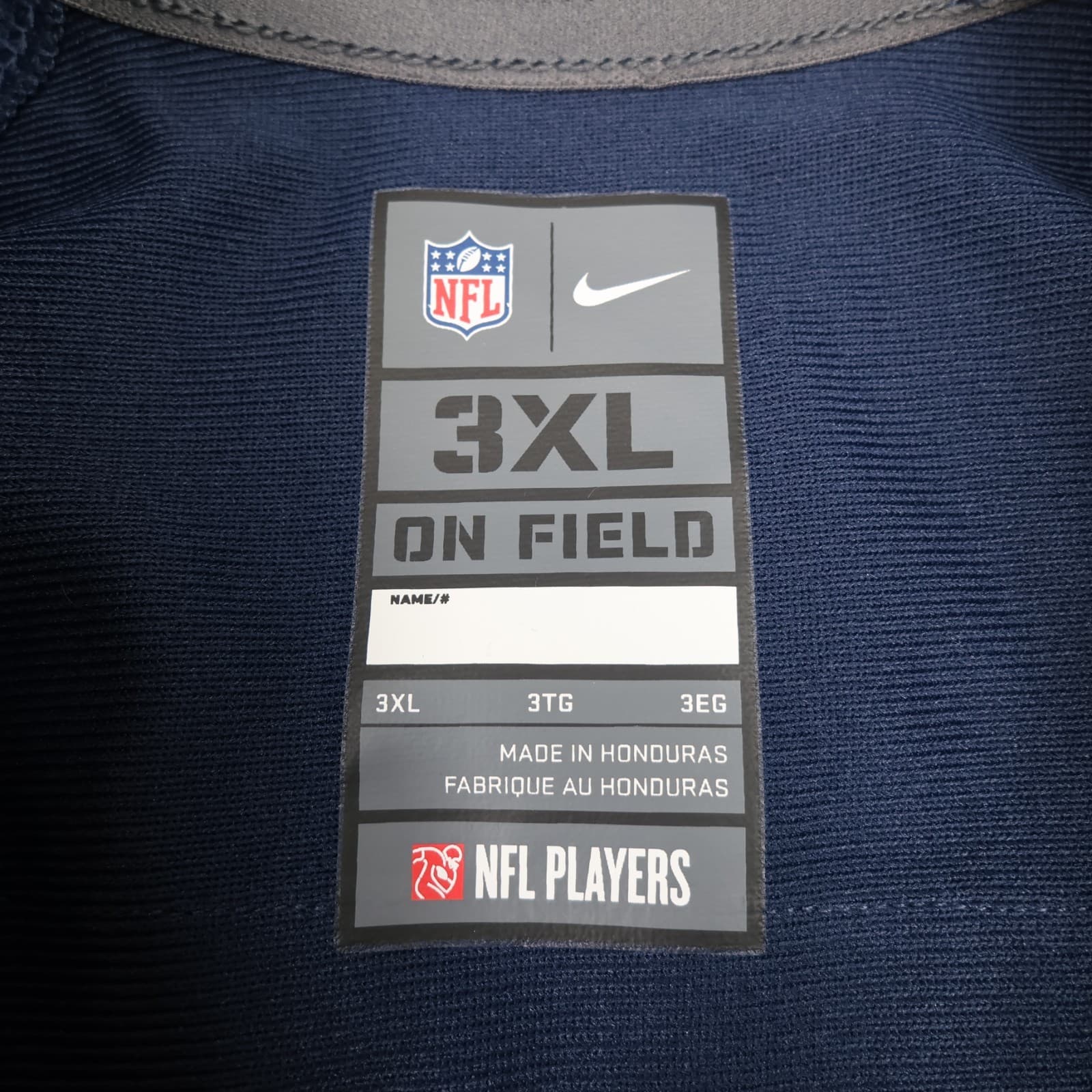 New England Patriots Jersey 3XL Nike Navy NFL 2021 2023 Mac Jones Jersey XXXL photo 9