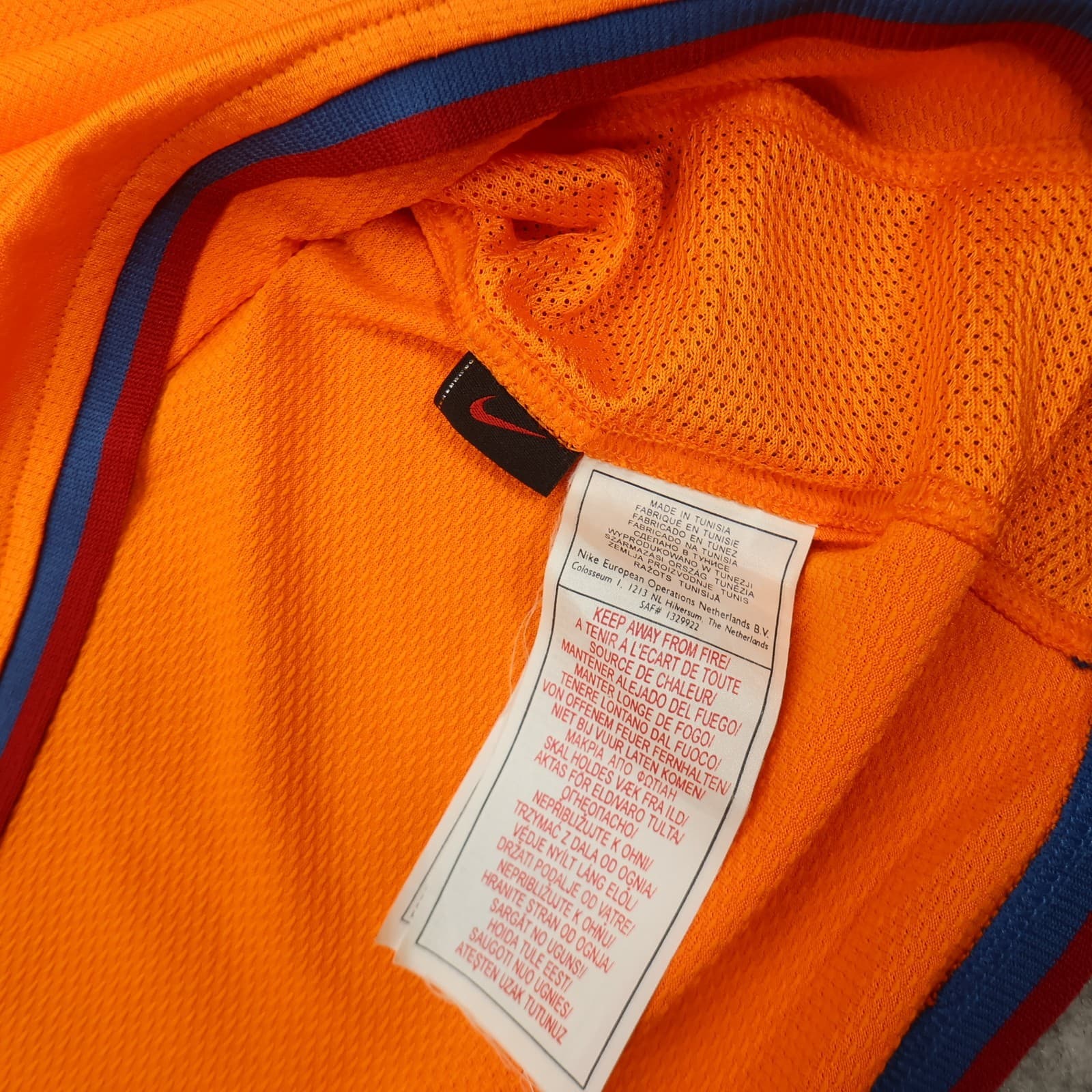 Vintage Barcelona Shirt 2XL Orange Away Kit 2006 2007 Nike Soccer Jersey photo 10