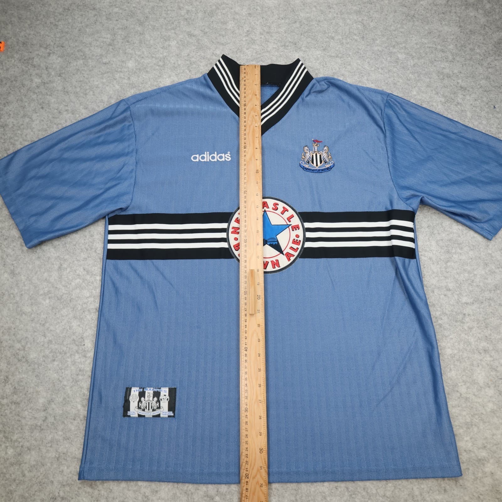 Vintage Newcastle United Shirt 2XL Away Kit 1996 1997 Jersey Brown Ale XXL photo 13