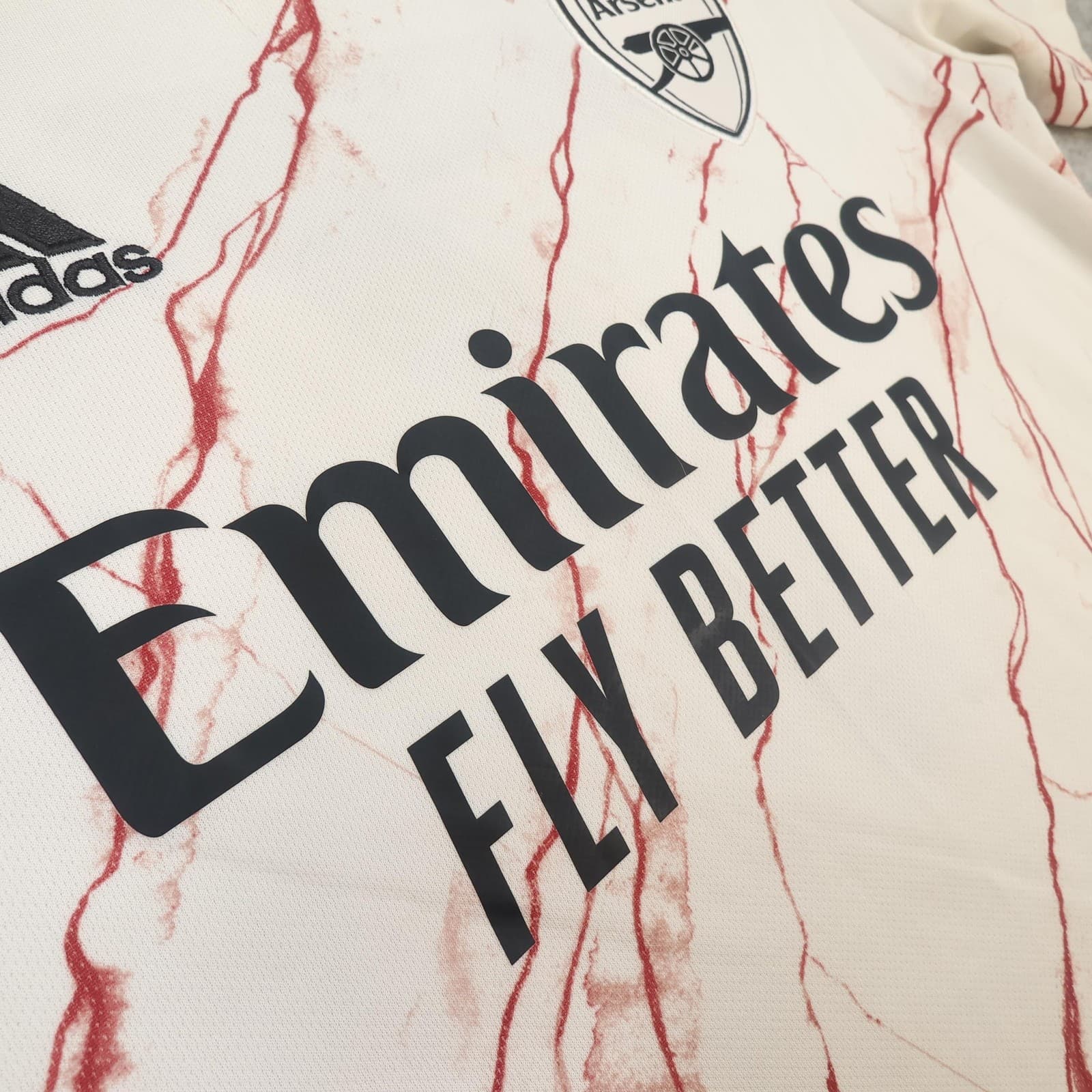 Arsenal Away Shirt Mens Medium White 2020 2021 Football Adidas Emirates Saka 7 photo 7