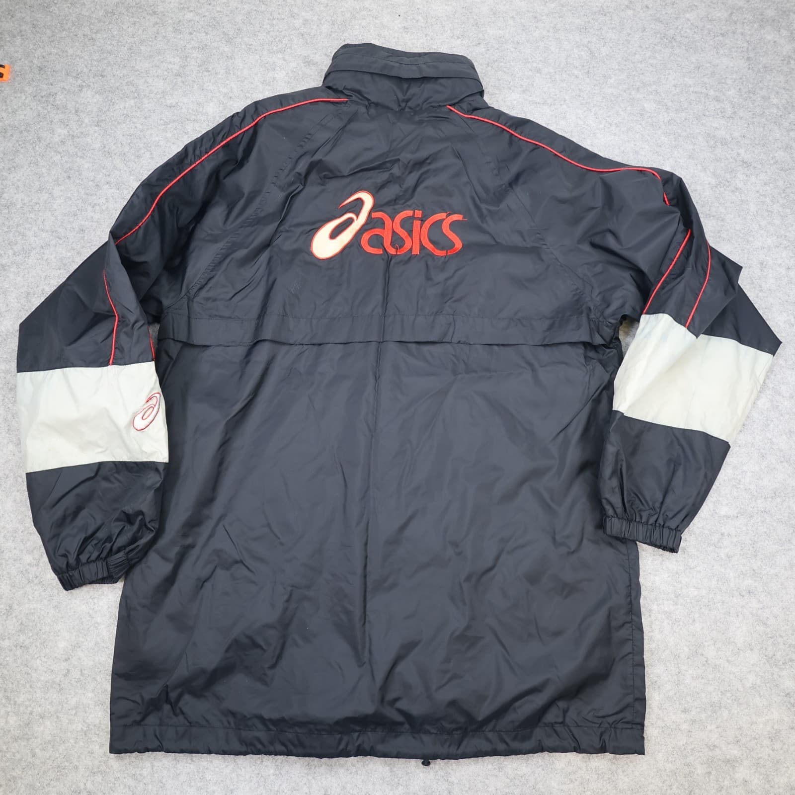 Vintage Sunderland Jacket Small Rain Coat 1997 1998 Asics Soccer Hooded 46" photo 2