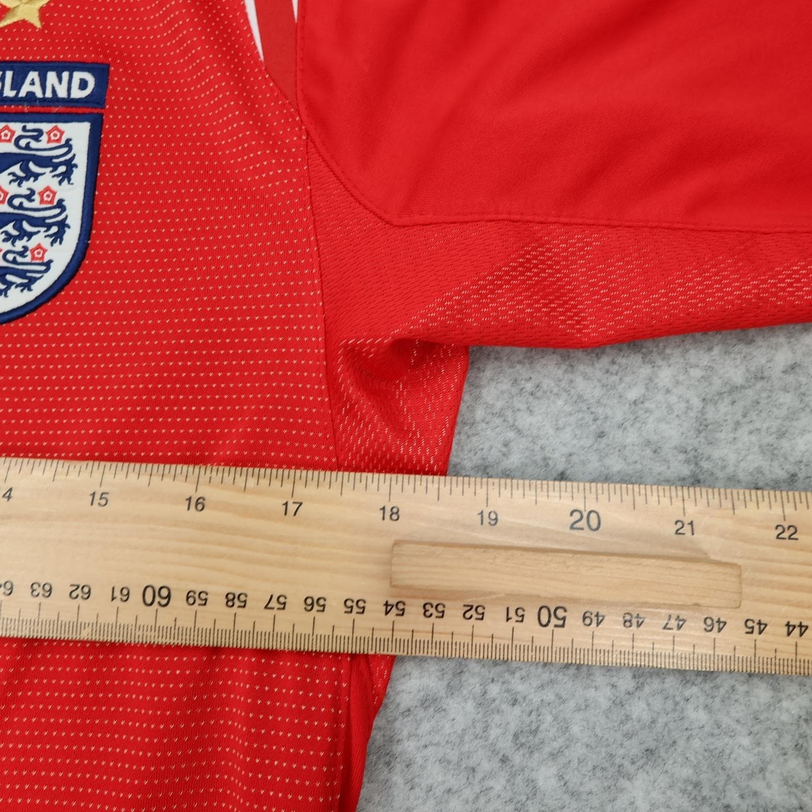 Vintage England Away Shirt Mens Small Red 2004 2006 Football Umbro Beckham 7 photo 14