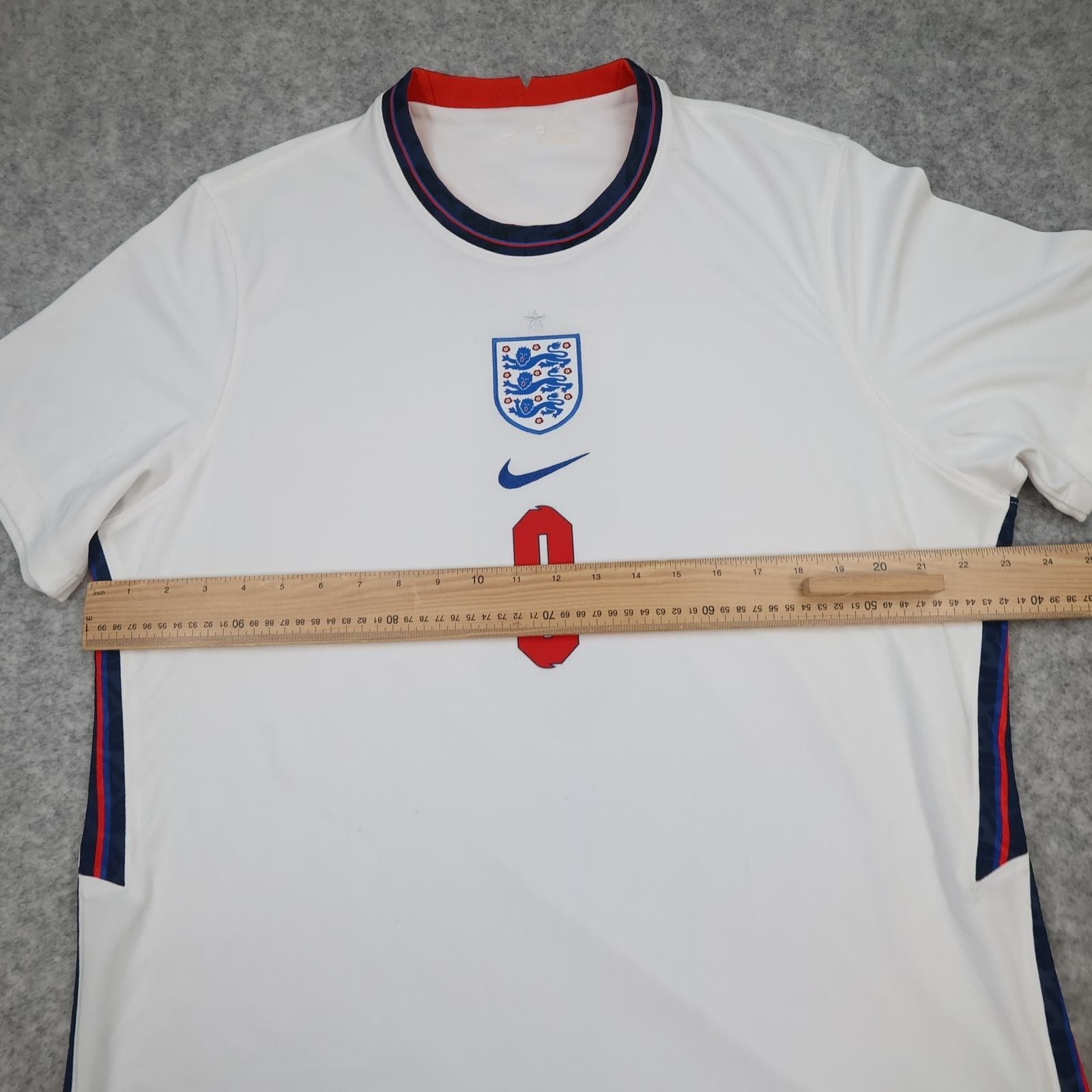 England Home Shirt Mens XL White 2020 2021 Football Nike Kane 9 Dri Fit photo 14