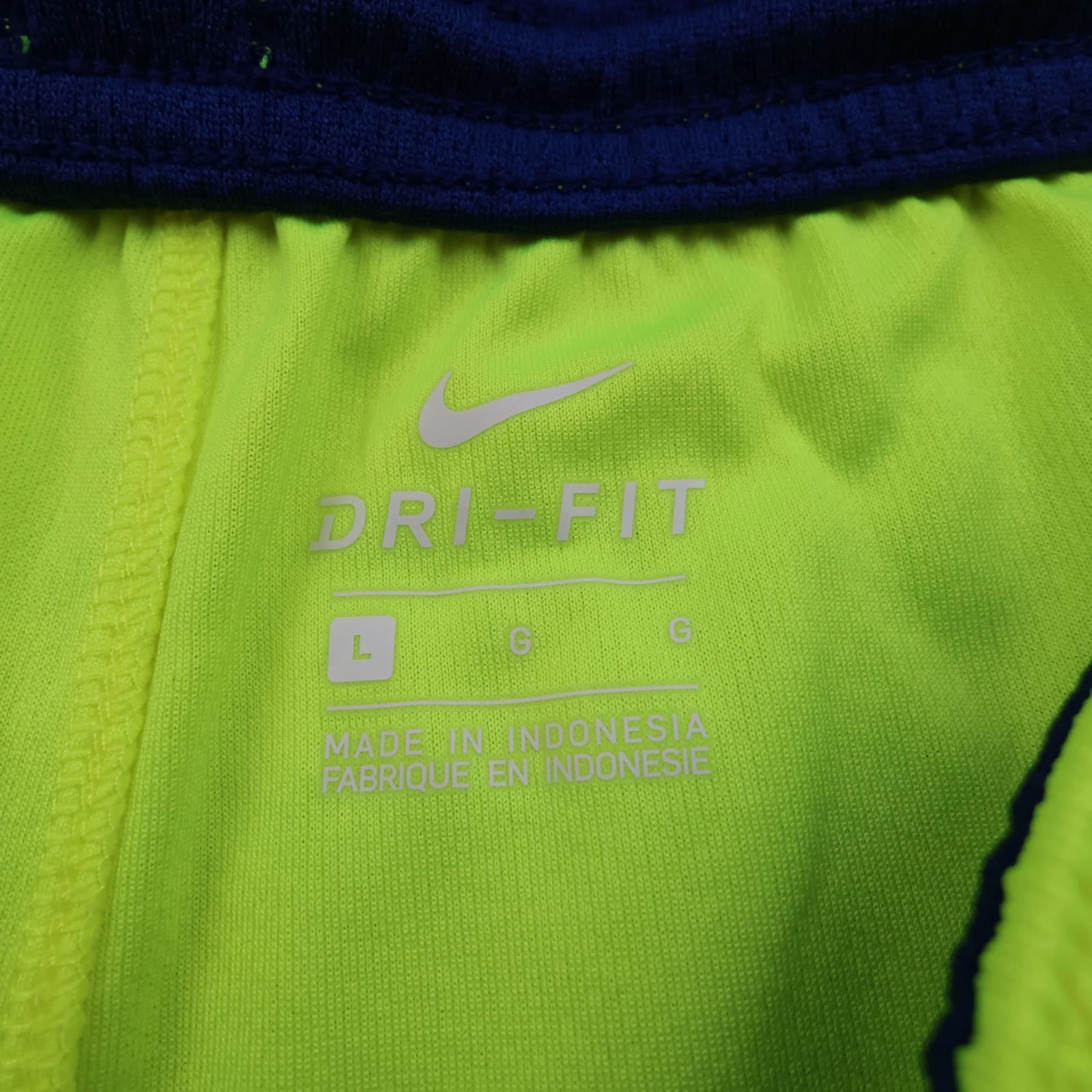 Barcelona Football Shorts Large Yellow Away 2018 2019 Nike Mens Dri-Fit photo 6