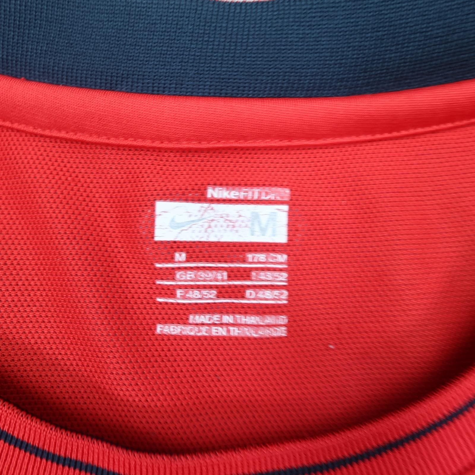 Arsenal Training Shirt Mens Medium Red 2008 2009 Football Nike Emirates Jersey photo 5
