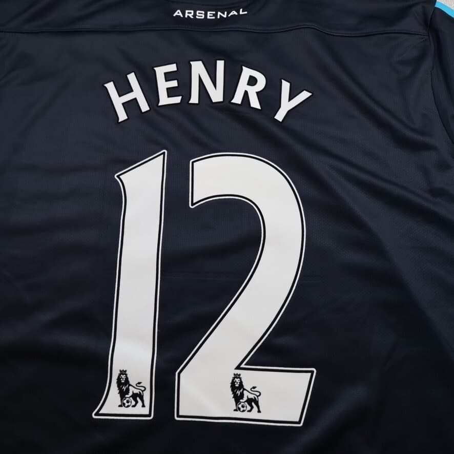 Arsenal Shirt Extra Large Blue Away Kit 2011 2012 Nike Jersey Thierry Henry 12 photo 6
