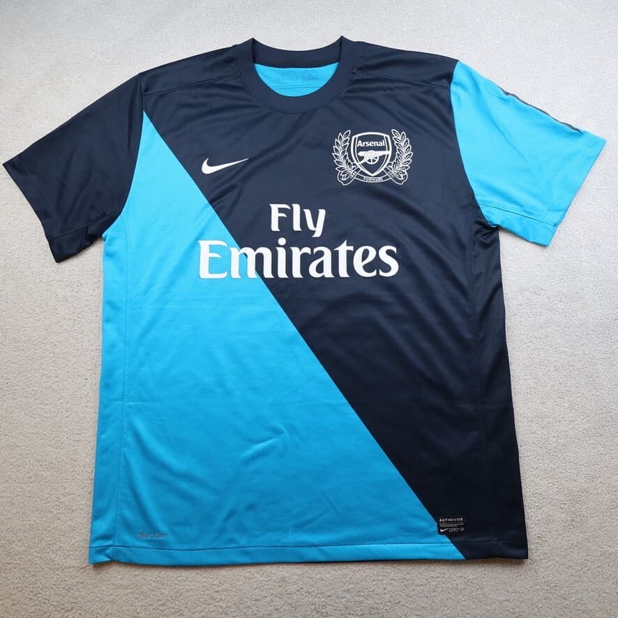 Arsenal Shirt Extra Large Blue Away Kit 2011 2012 Nike Jersey Thierry Henry 12 photo 2