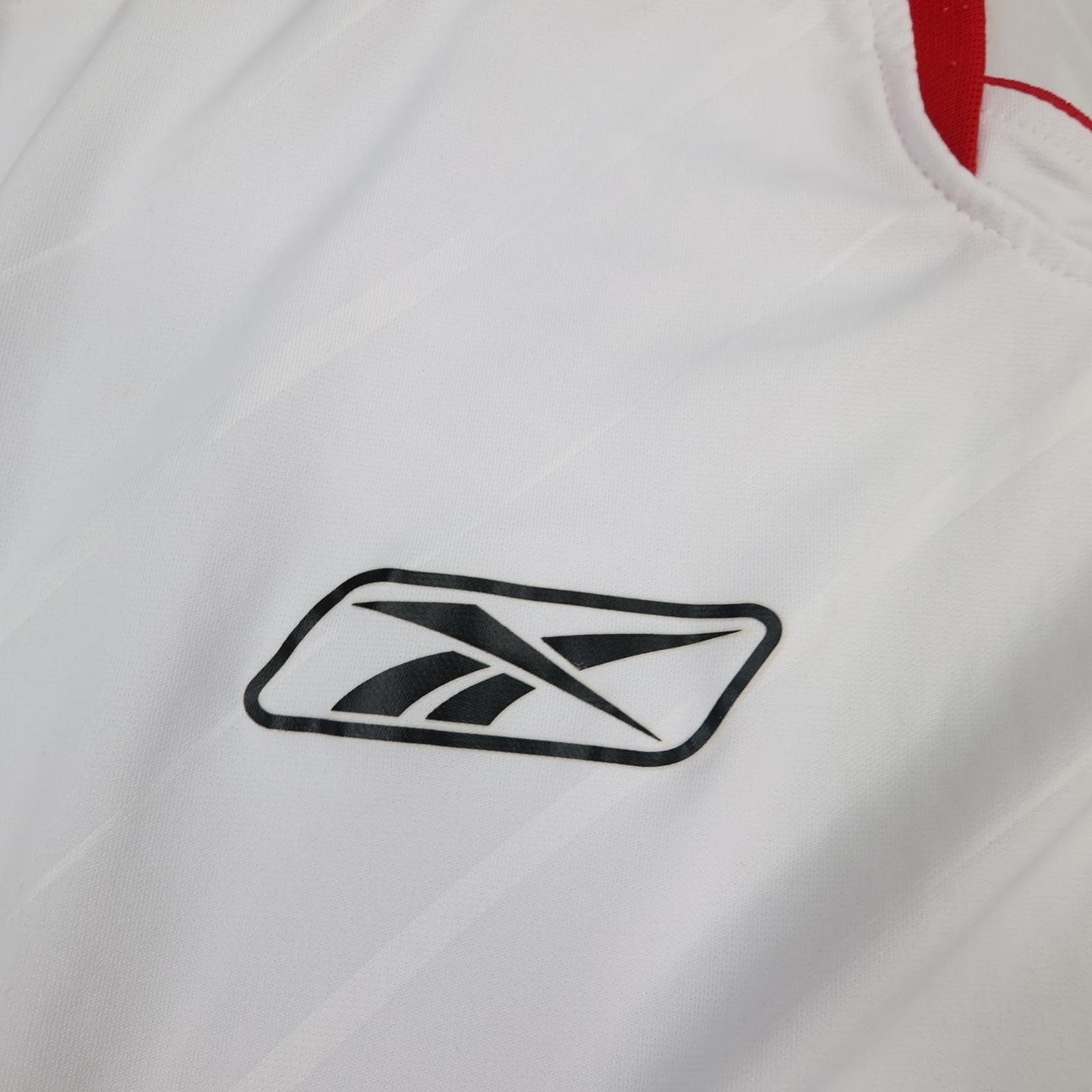 Vintage Liverpool Shirt Mens XL White Away 2005 2006 Football Reebok Gerrard 8 photo 9