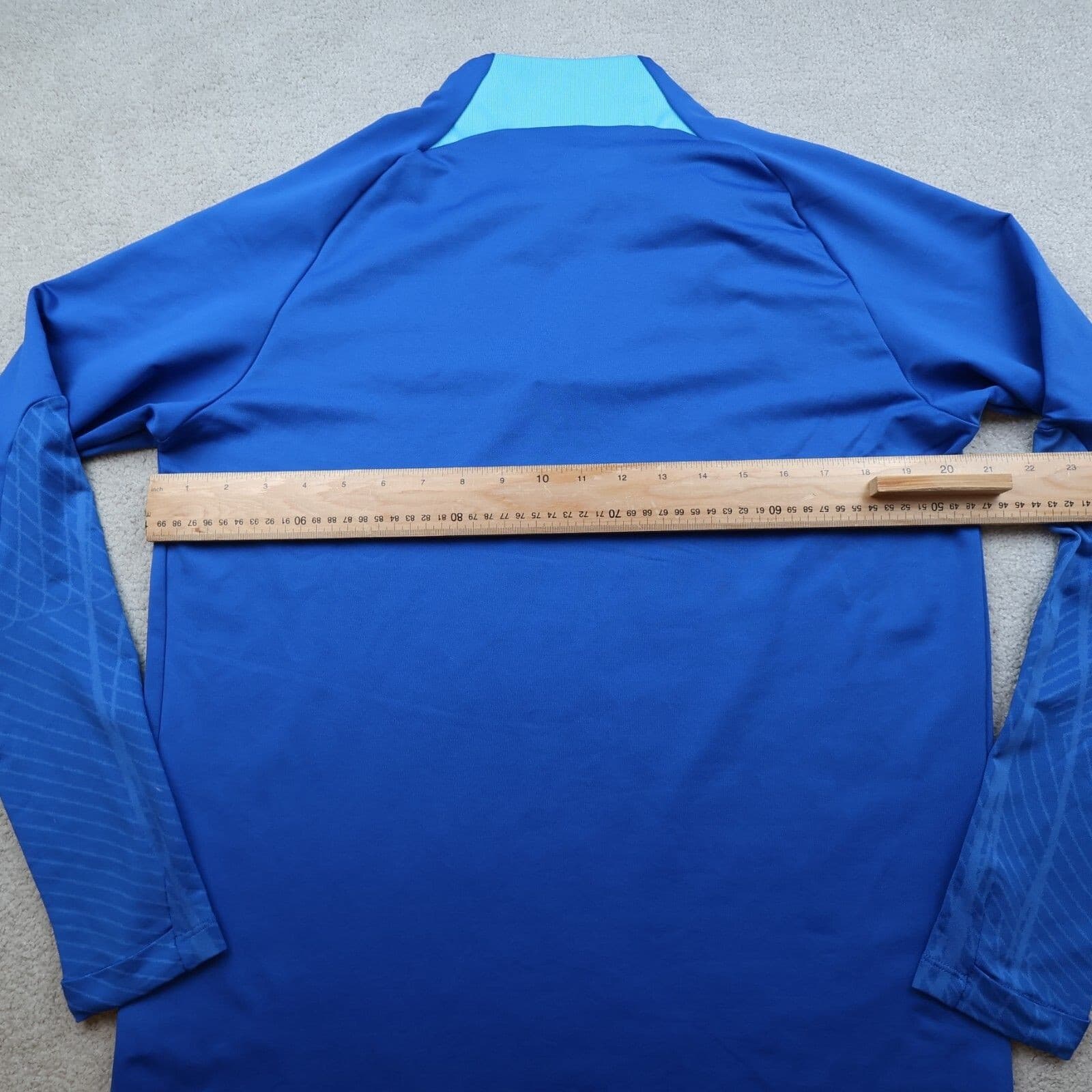 England Football Jumper Large Nike Blue Drill Top Pullover 2022 2023 1/4 Zip photo 6