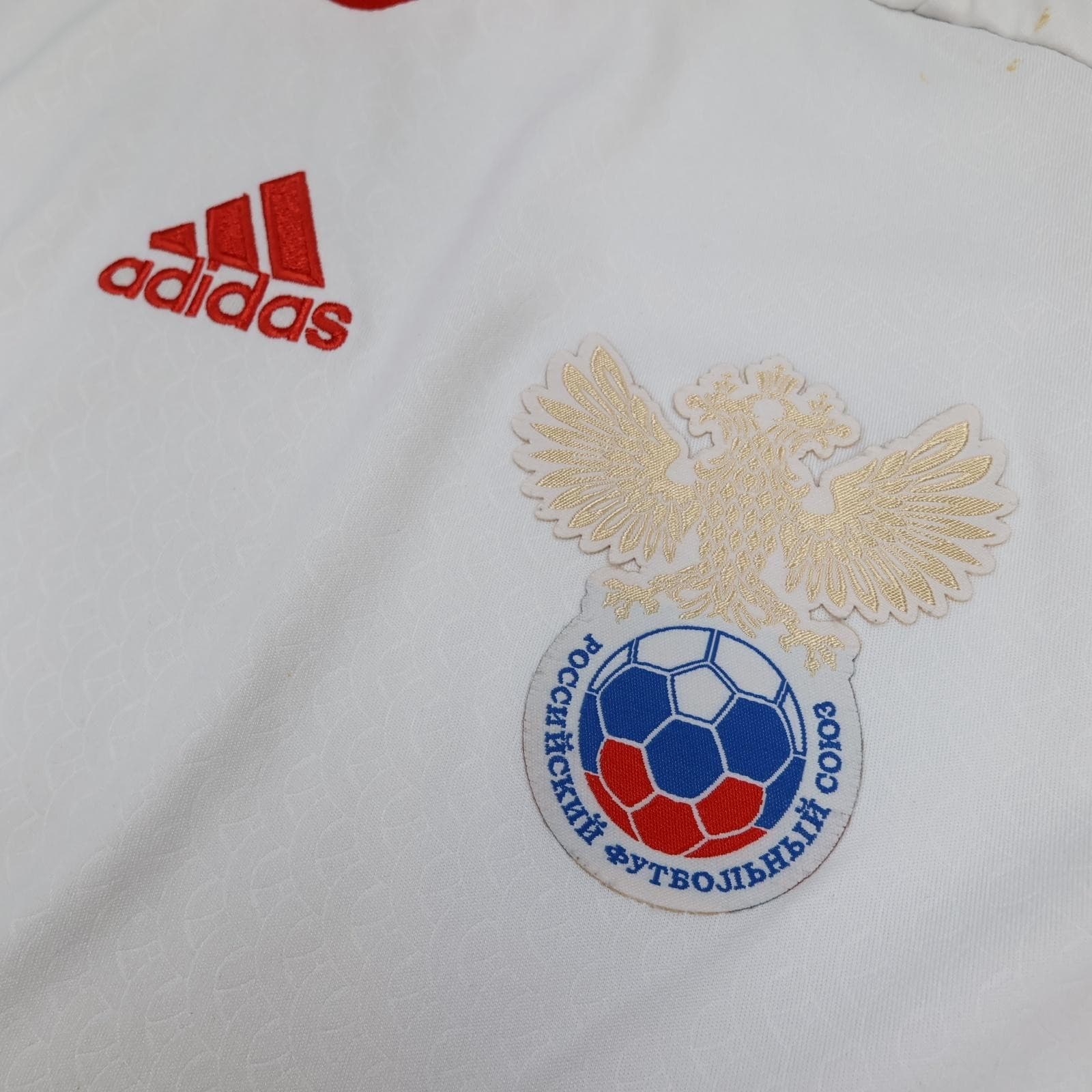 Russia Away Shirt Mens Medium White 2012 2013 Football Adidas Climacool Jersey photo 3