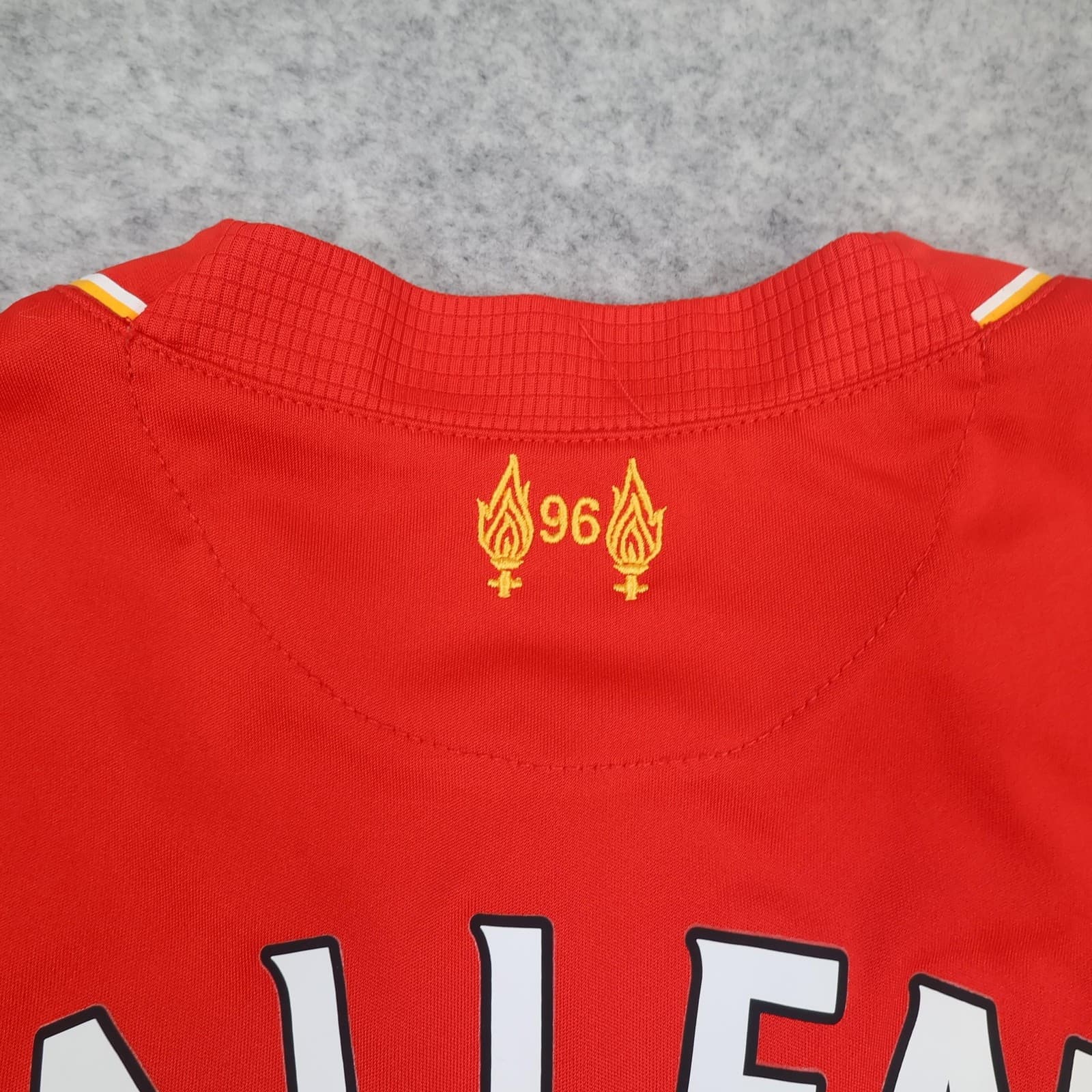 Liverpool Shirt Mens Medium Home Kit 2015 2016 Red New Balance Joe Allen Soccer photo 6