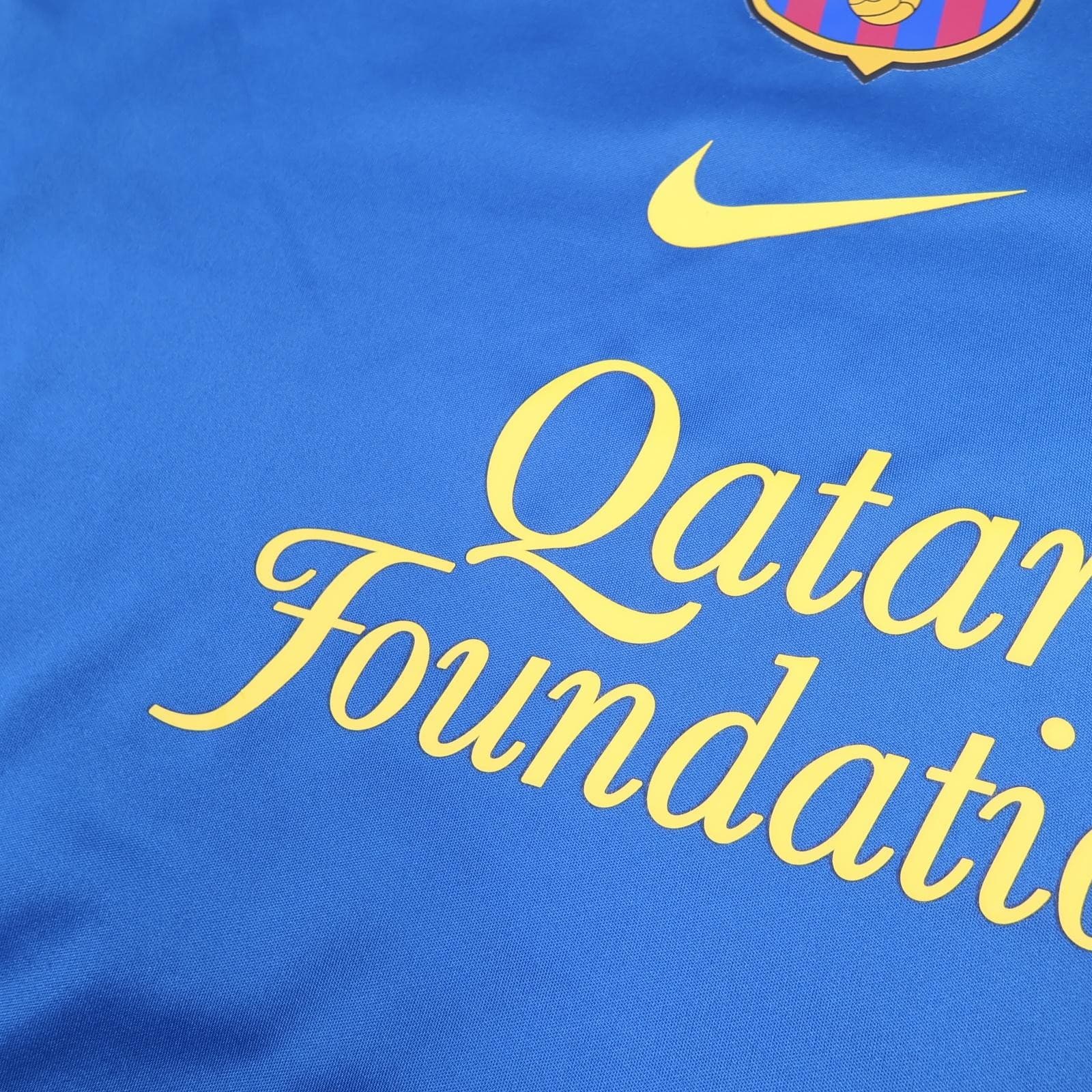 Barcelona Training Shirt Mens Medium Blue 2012 2013 Football Nike Soccer Jersey photo 4