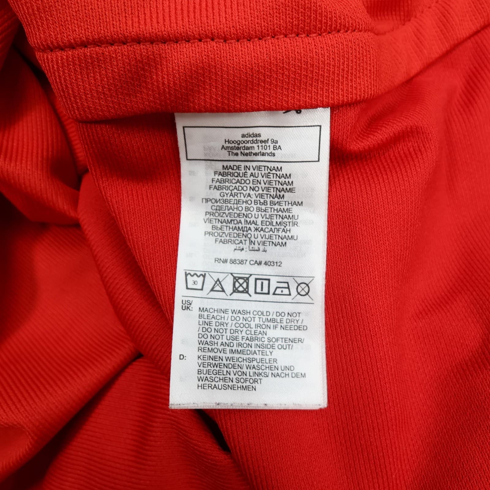 Manchester United Shirt Mens XL Red Home 2023 2024 Football Soccer Adidas Jersey photo 12