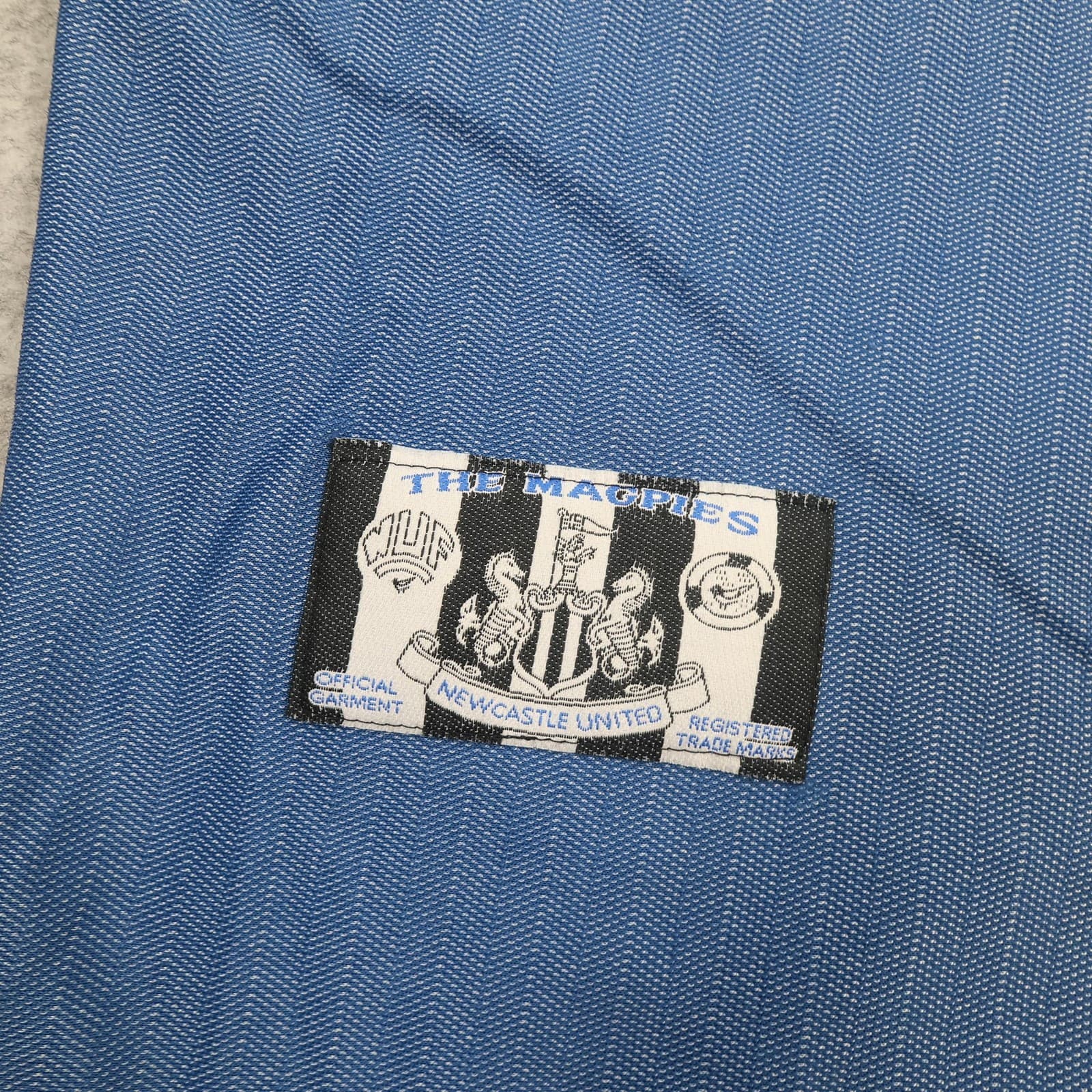 Vintage Newcastle United Shirt Mens Large Blue Away Adidas Brown Ale 1996 1997 photo 3