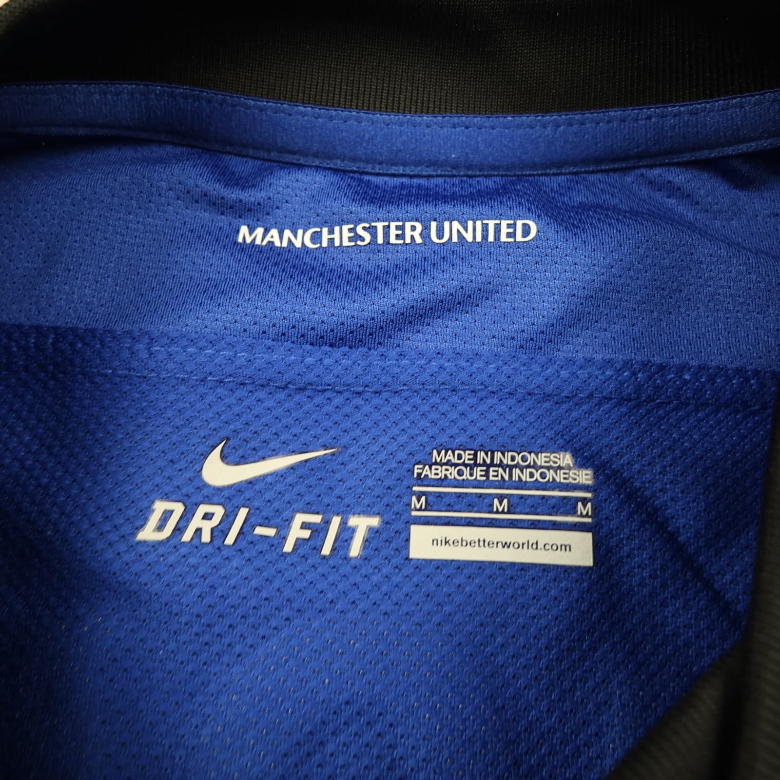 Manchester United Shirt Medium Blue Away Kit 2011 2012 Football Jersey Scholes photo 6