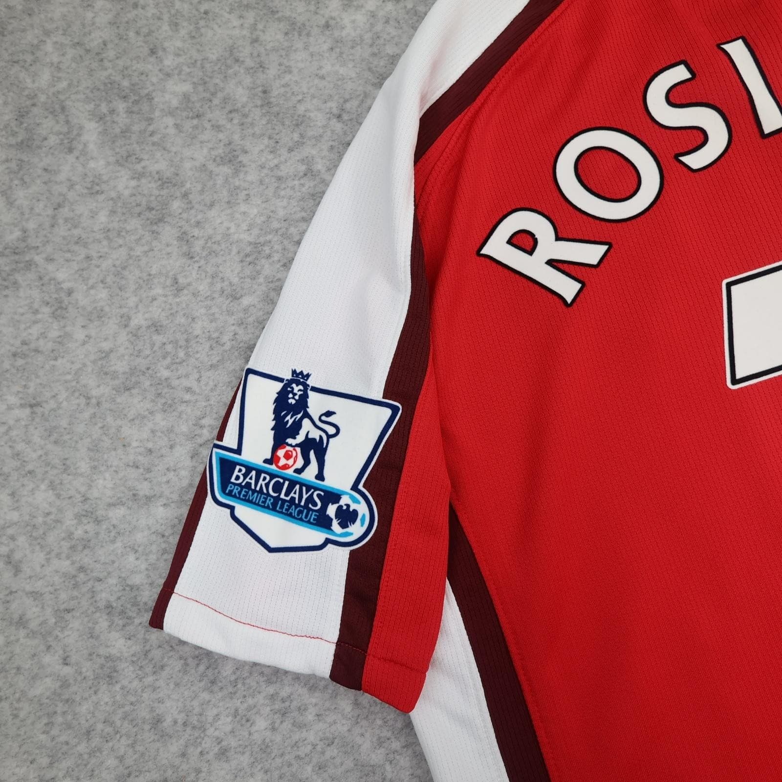 Arsenal Shirt Mens Small Red Home 2008 2010 EPL Nike Soccer Jersey Rosicky 7 photo 3