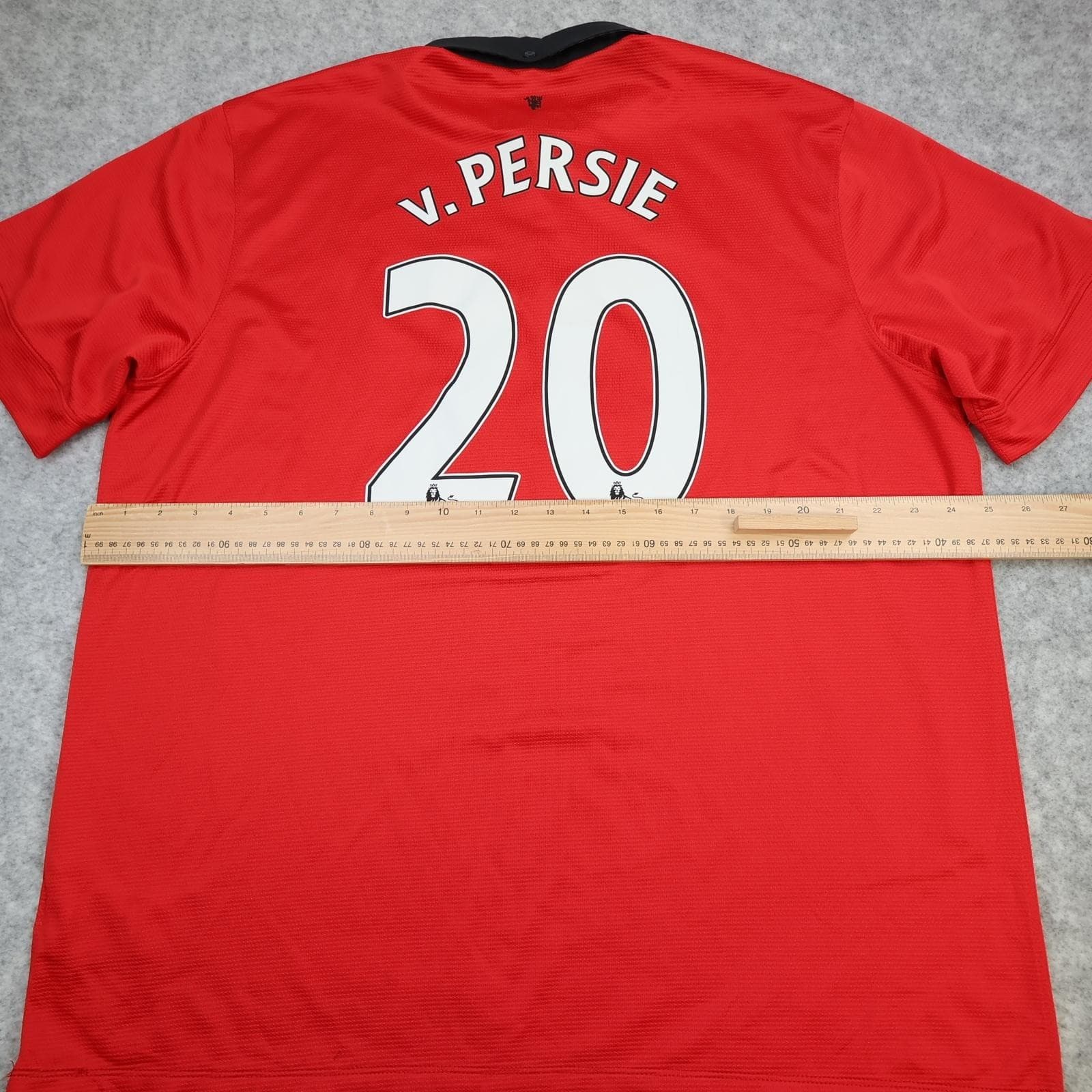 Manchester United Shirt Mens XXL Red Home 2013 2014 Football Nike Van Persie 20 photo 10