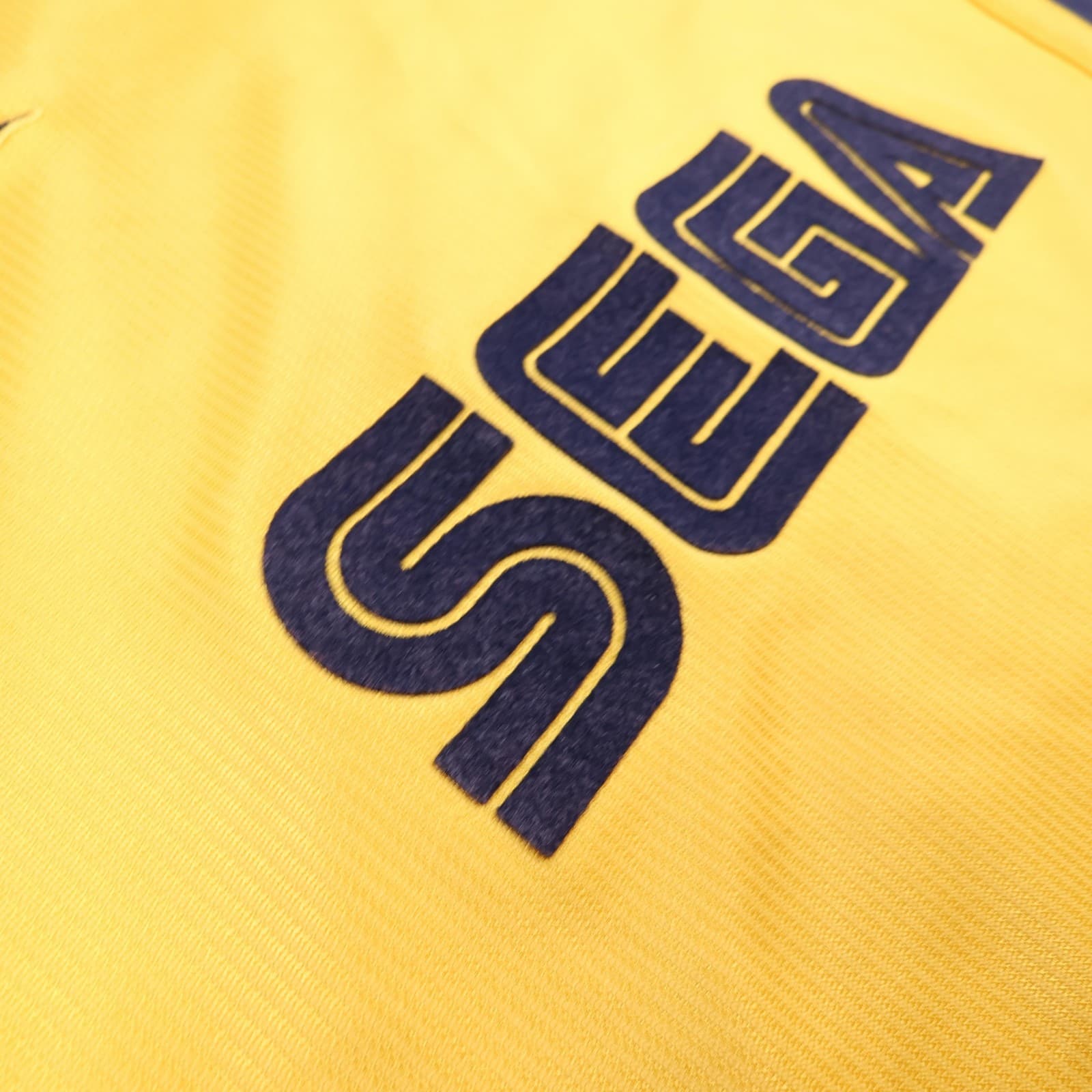 Vintage Arsenal Shirt Kids Large Yellow Away 2000 2002 Sega Jersey Nike photo 7
