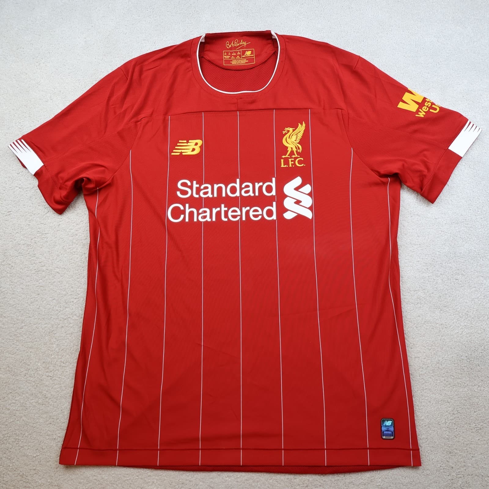 Liverpool Shirt Large Red Home Kit 2019 2020 New Balance Jersey van Dijk 4 photo 2