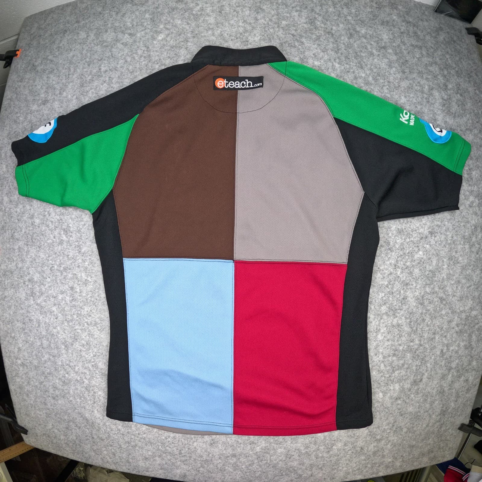 Harlequins Rugby Shirt Large 2003 2004 Multicoloured KooGa Short Sleeve Button photo 3