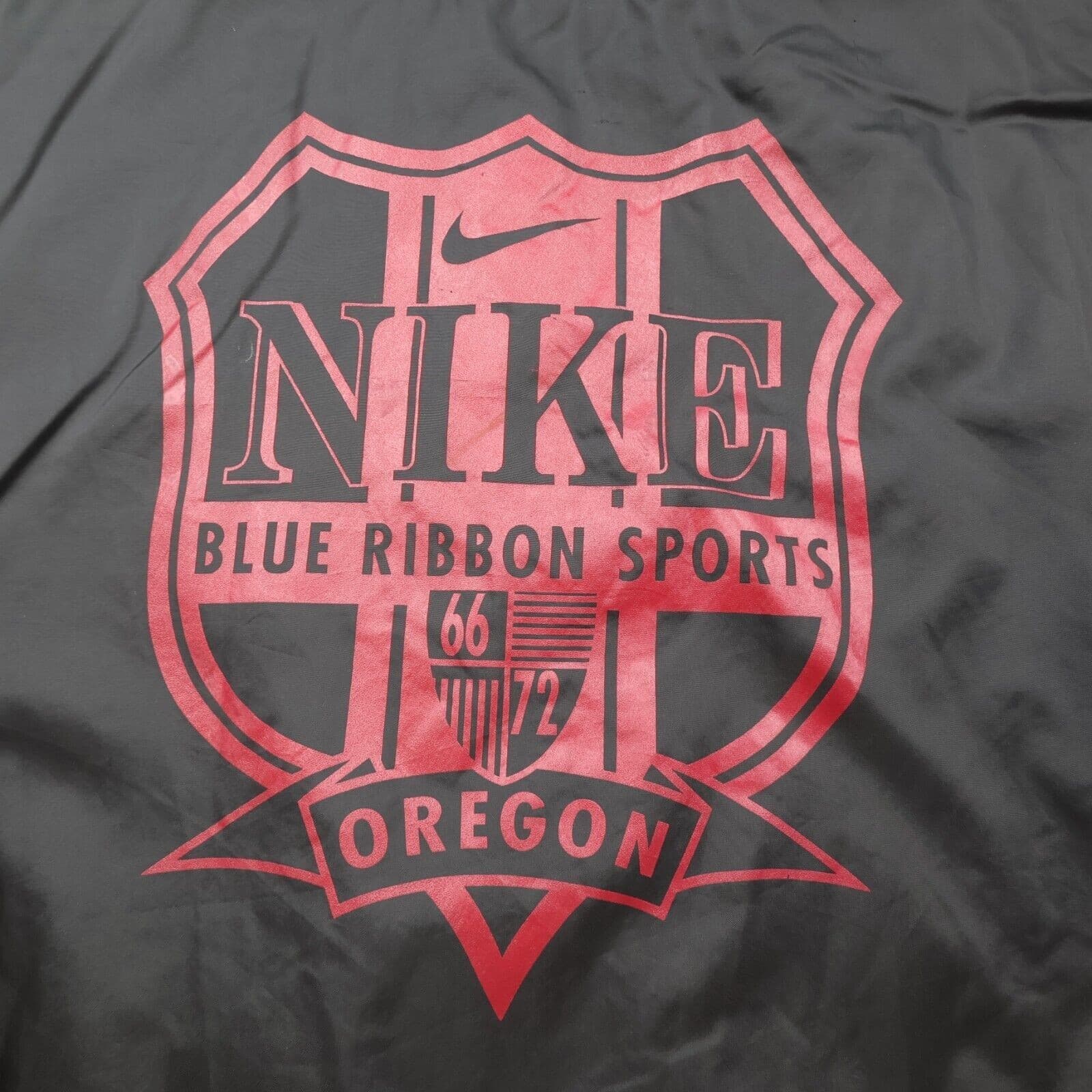Vintage Nike Tracksuit Large Jacket Windbreaker Blue Ribbon Sports Black Red 90s photo 8