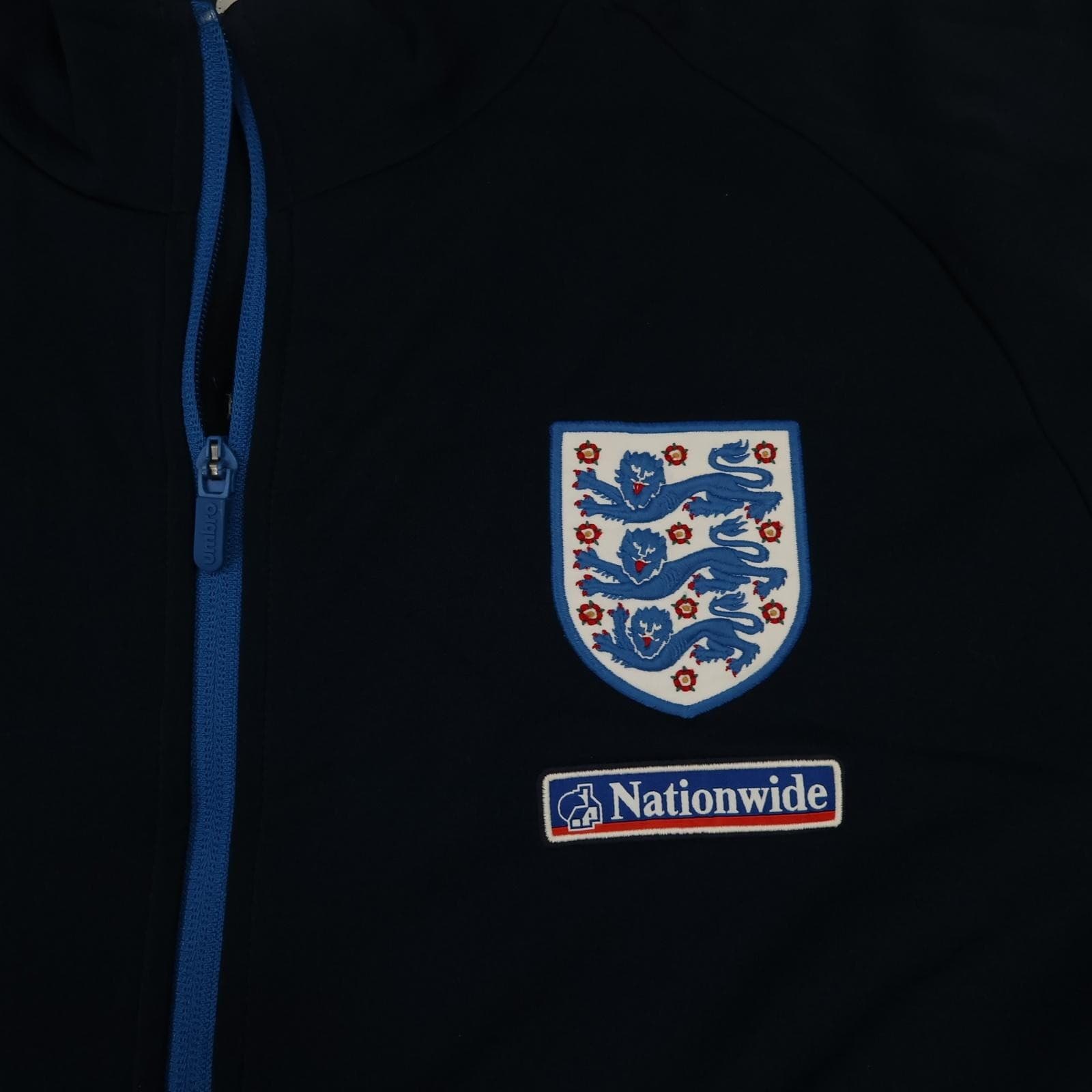 England Jacket Mens 2XL Navy Blue 2009 2010 Umbro Jacket Track Top Training photo 3