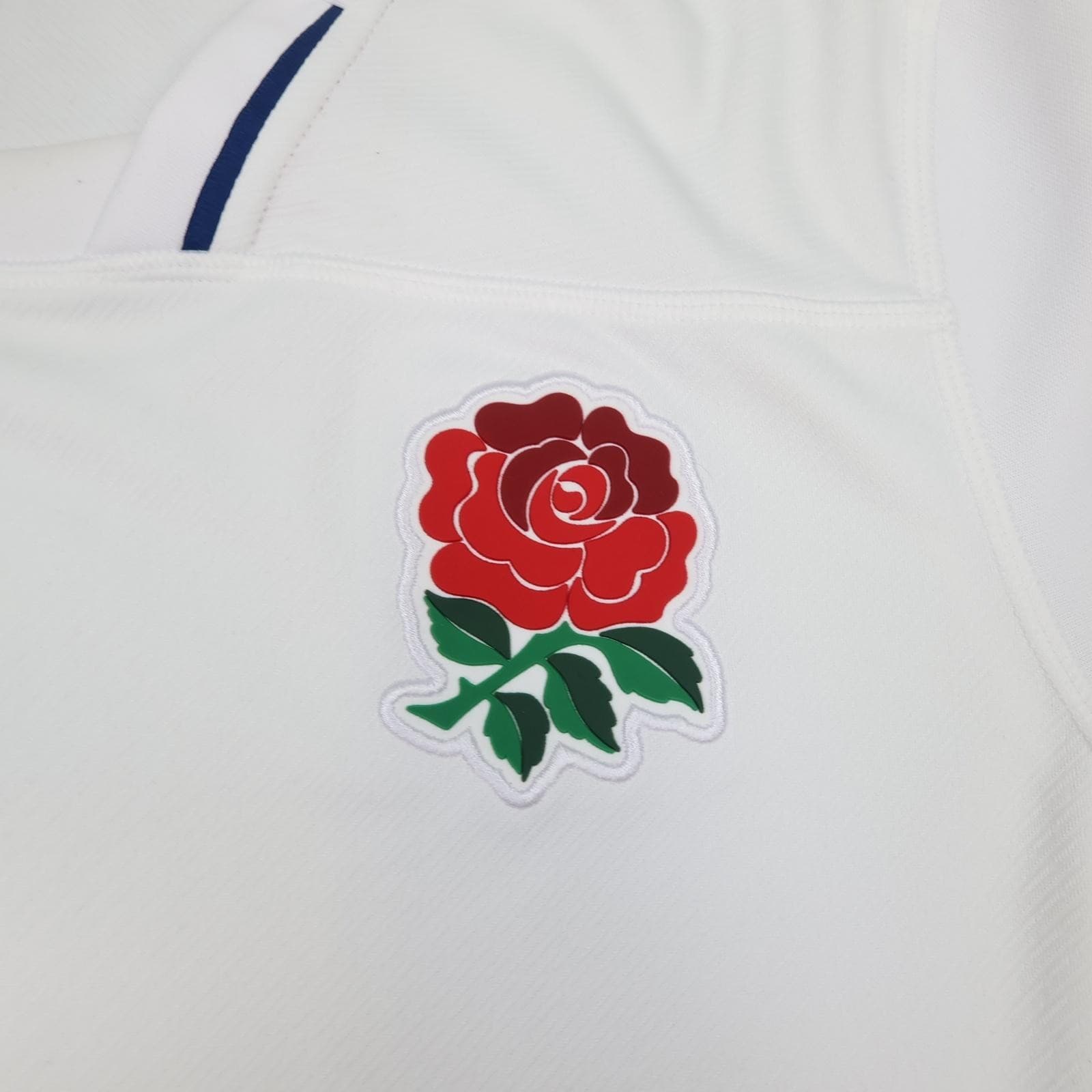 England Rugby Shirt Mens XL White Home Rugby Union Umbro O2 2020 2021 Jersey photo 4