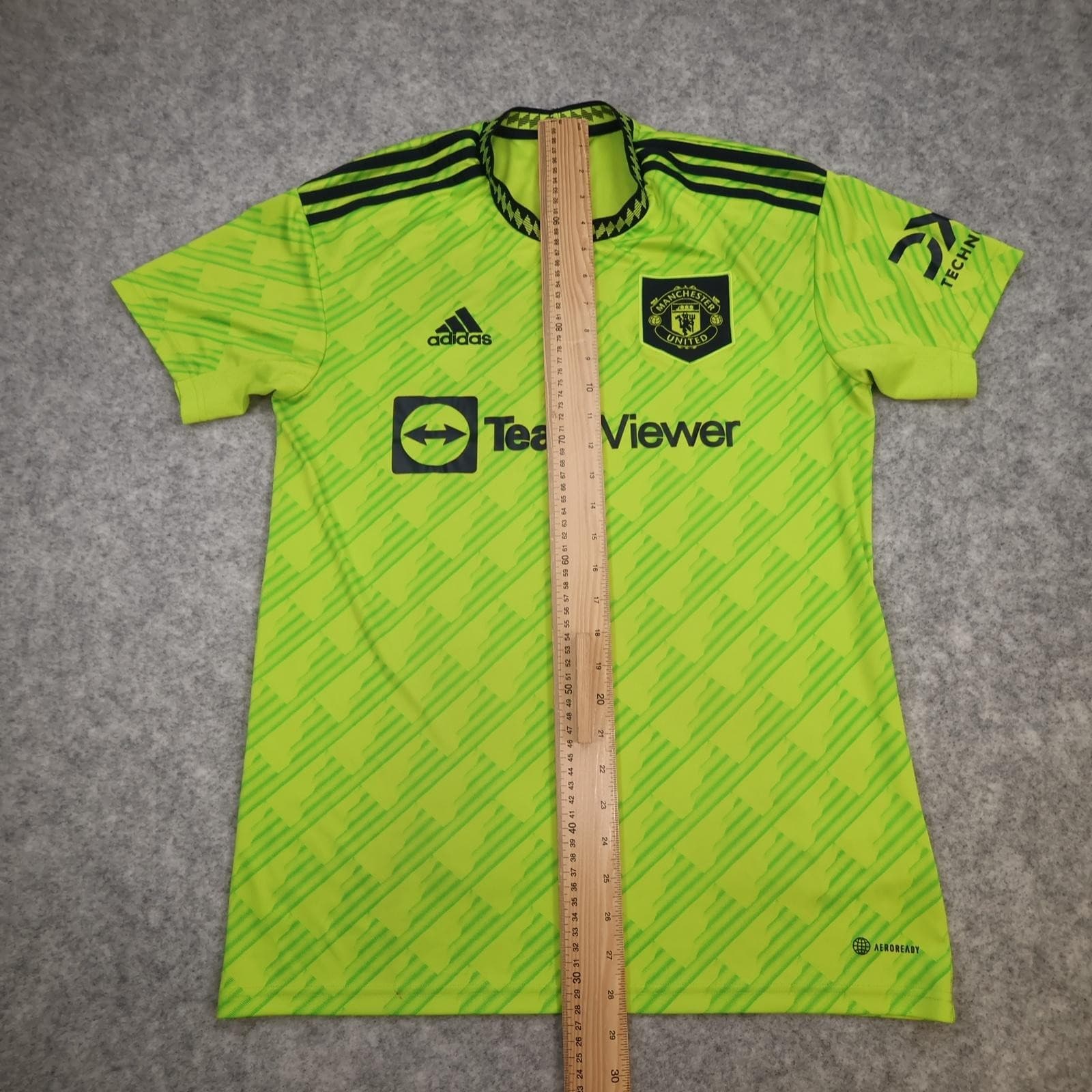 Manchester United Shirt Mens Medium Third 2022 2023 Football Jersey Adidas photo 14