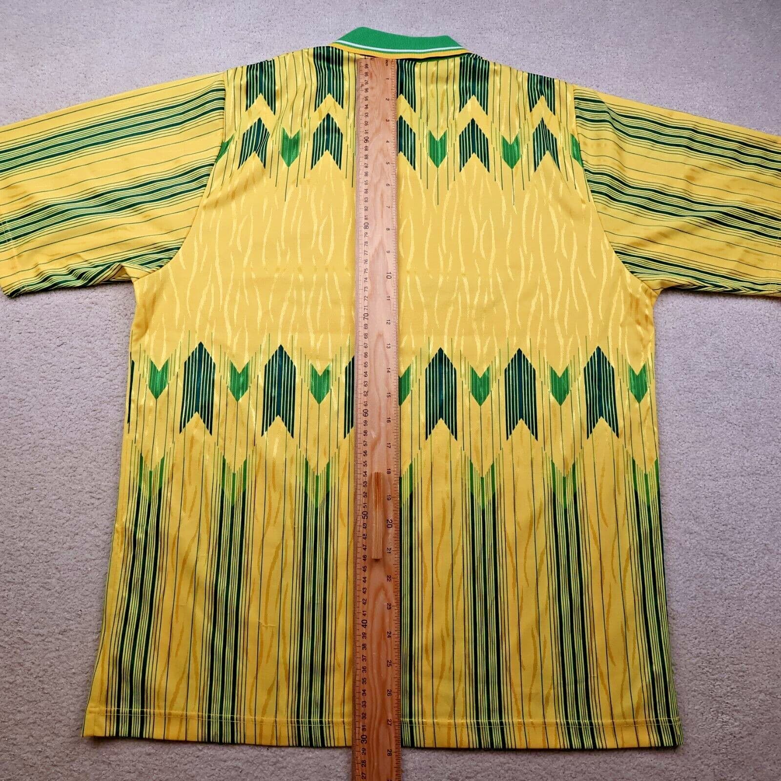 Vintage Celtic Football Shirt Large Yellow Home Kit 1989 1990 Umbro Jersey 38 40 photo 12