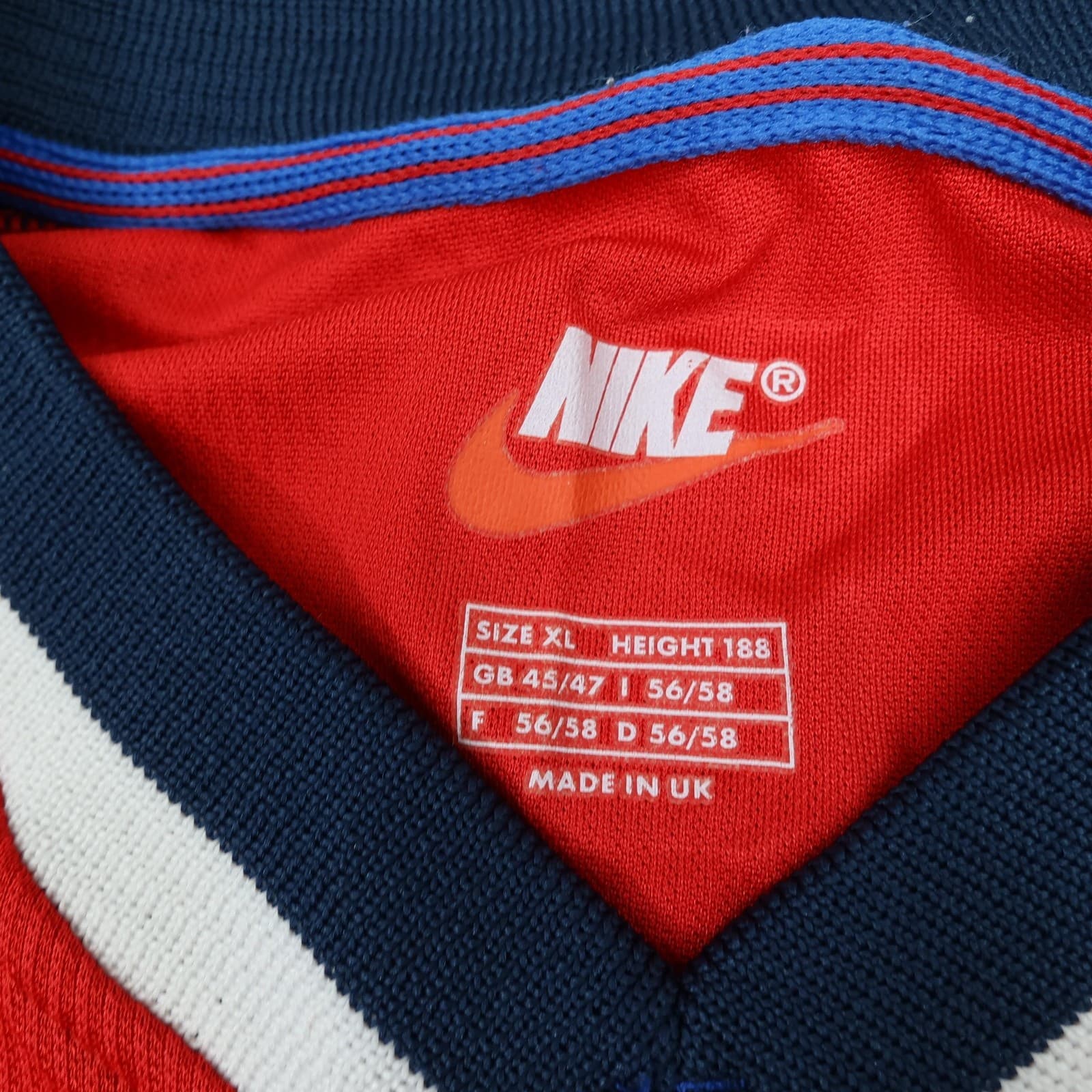 Vintage Rangers Shirt Mens XL Red Away 1997 1999 Football Nike McEwan's Jersey photo 8