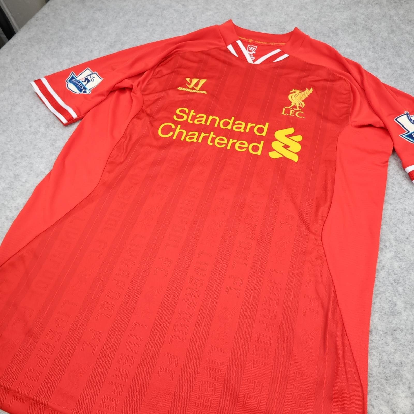 Liverpool Shirt Mens Large Red Home 2013 2014 EPL Football Warrior Coutinho 10 photo 8