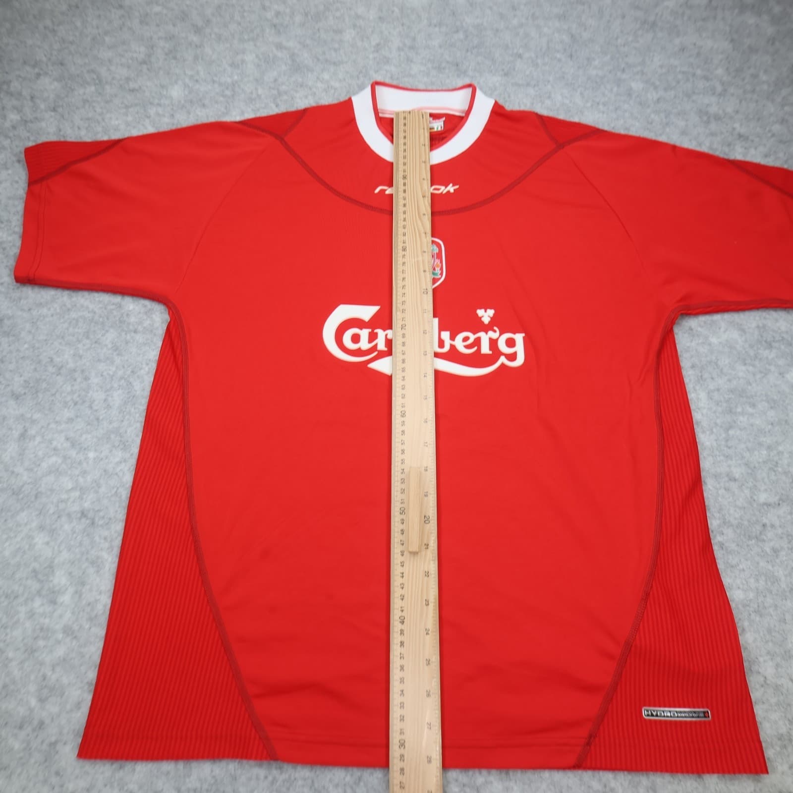 Vintage Liverpool Shirt XL Red Home Kit 2002 2004 Reebok Jersey 42/44 Carragher photo 12