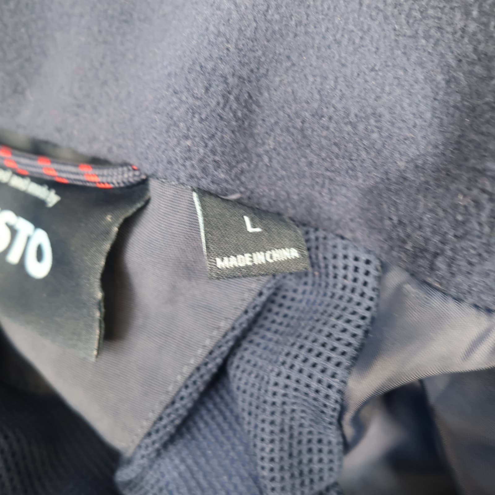 Vintage England Rugby Jacket Large Blue Rain Coat Waterproof Musto 2015 photo 11