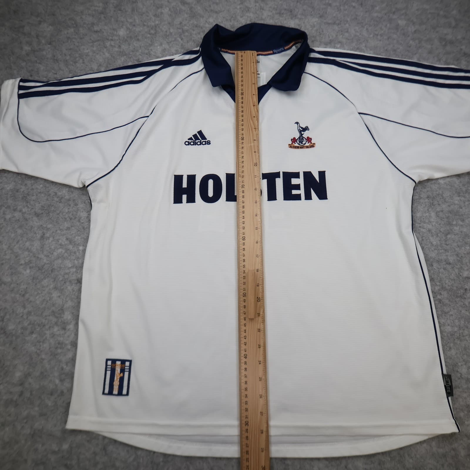 Vintage Tottenham Hotspur Shirt Extra Large White Home 1999 2001 Jersey Ginola 2 photo 14