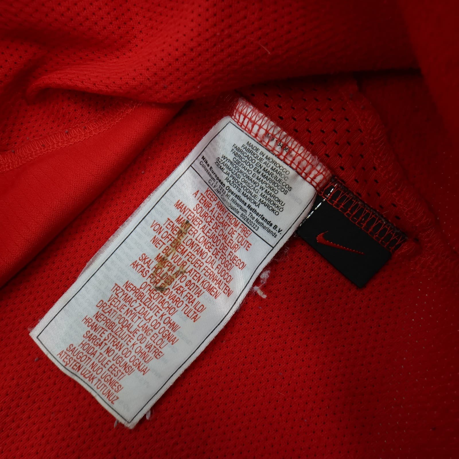 Manchester United Shirt Medium Red Home 2004 2006 Nike Jersey Ronaldo Football photo 7