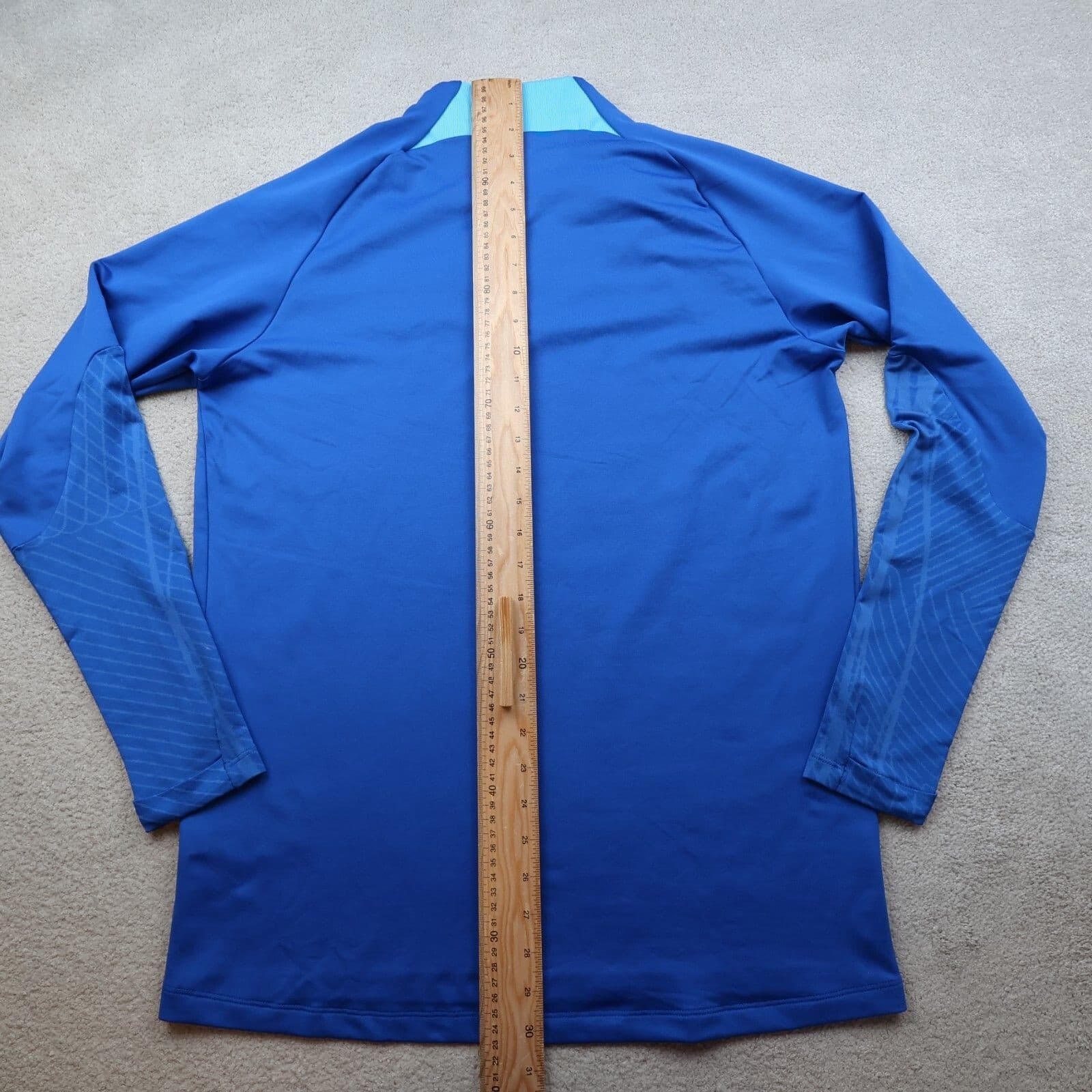 England Football Jumper Large Nike Blue Drill Top Pullover 2022 2023 1/4 Zip photo 8