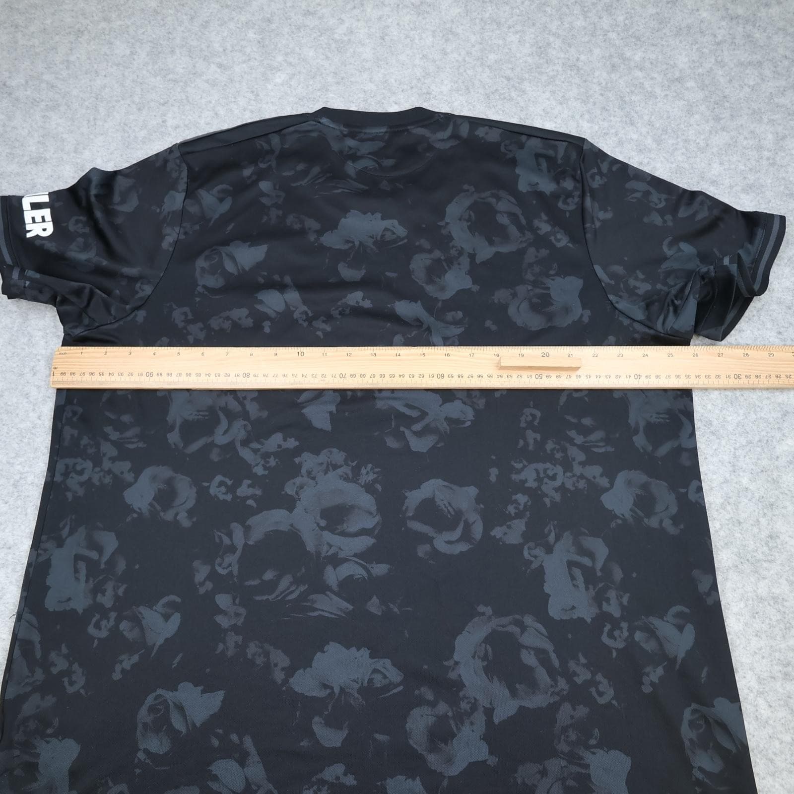 Manchester United Shirt Mens 2XL Black 3rd Kit 2019 2020 Adidas Soccer Jersey photo 11
