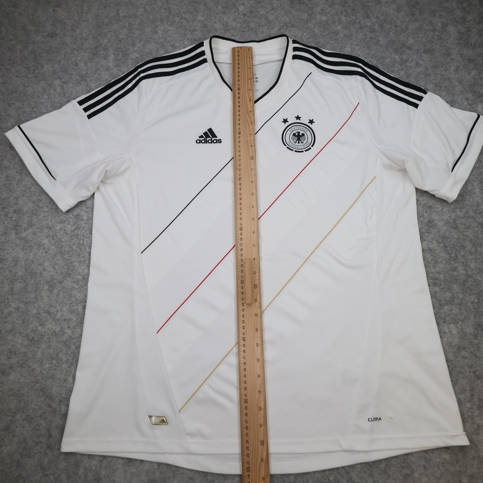 Germany Home Shirt Mens 2XL White 2012 2013 Football Adidas ClimaCool Jersey photo 12