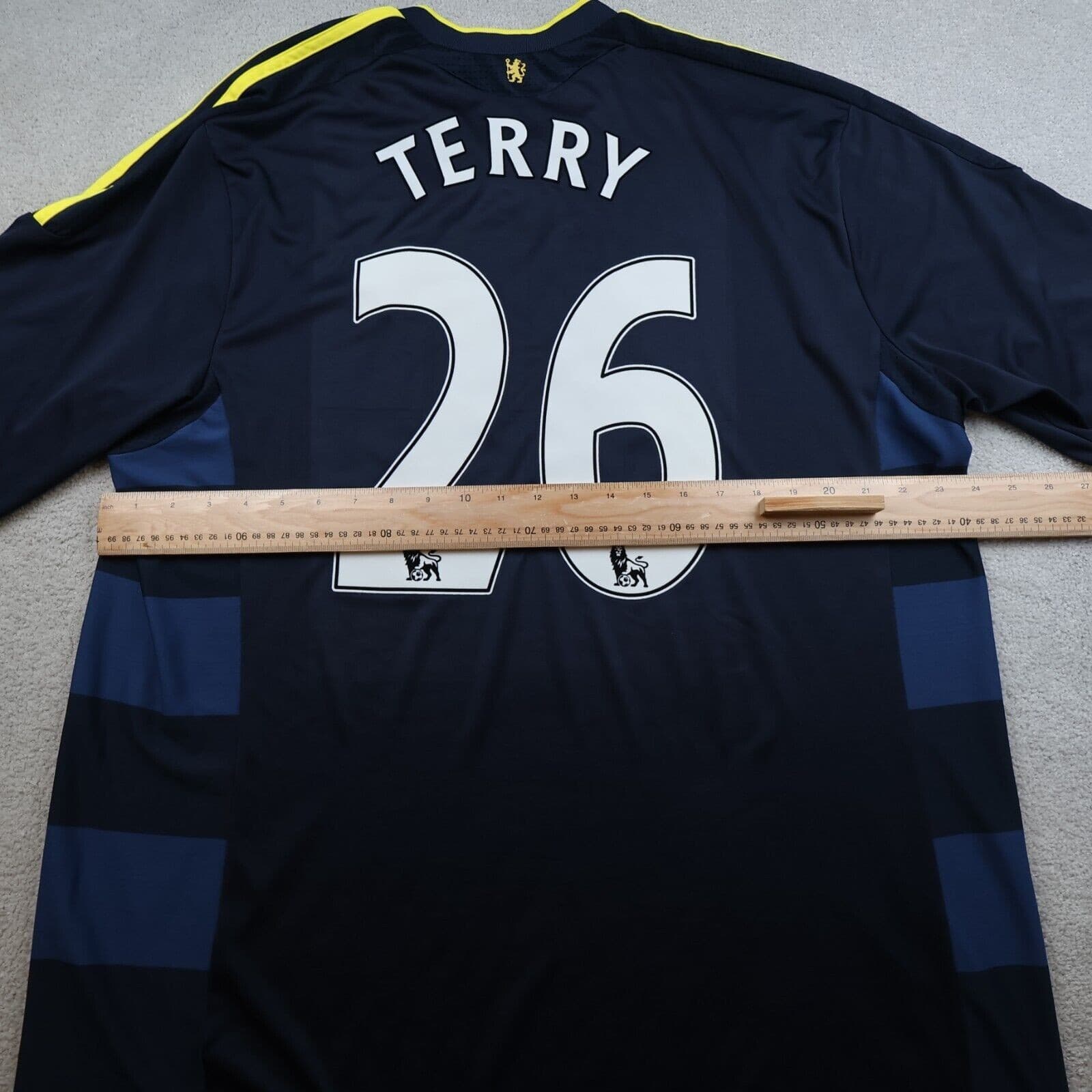 Chelsea Shirt 2XL Navy Away Kit 2009 2010 Adidas Soccer Jersey John Terry 26 XXL photo 9