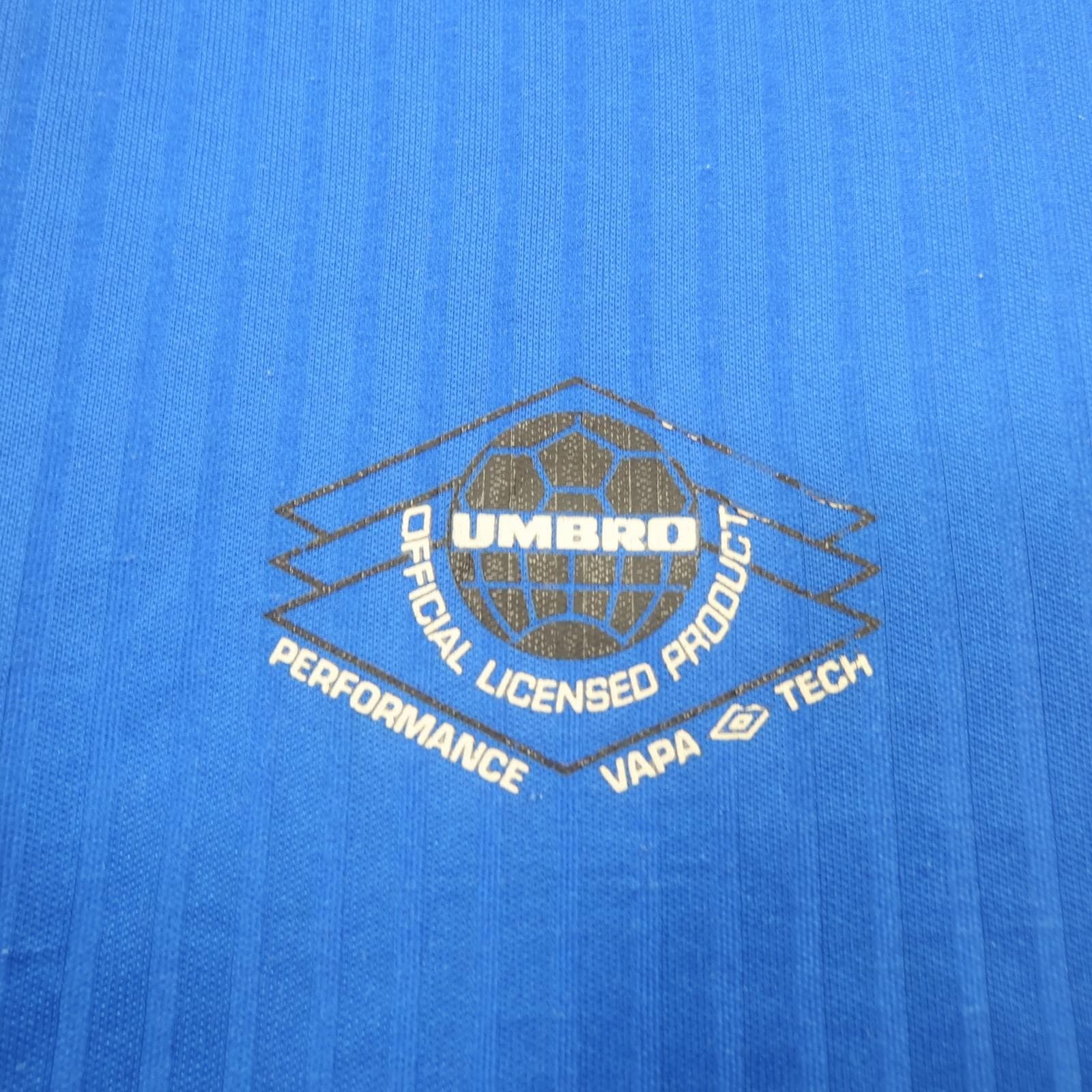 Vintage Manchester United Shirt Mens XL Blue EPL 1996 1998 Umbro Sharp 90s photo 3